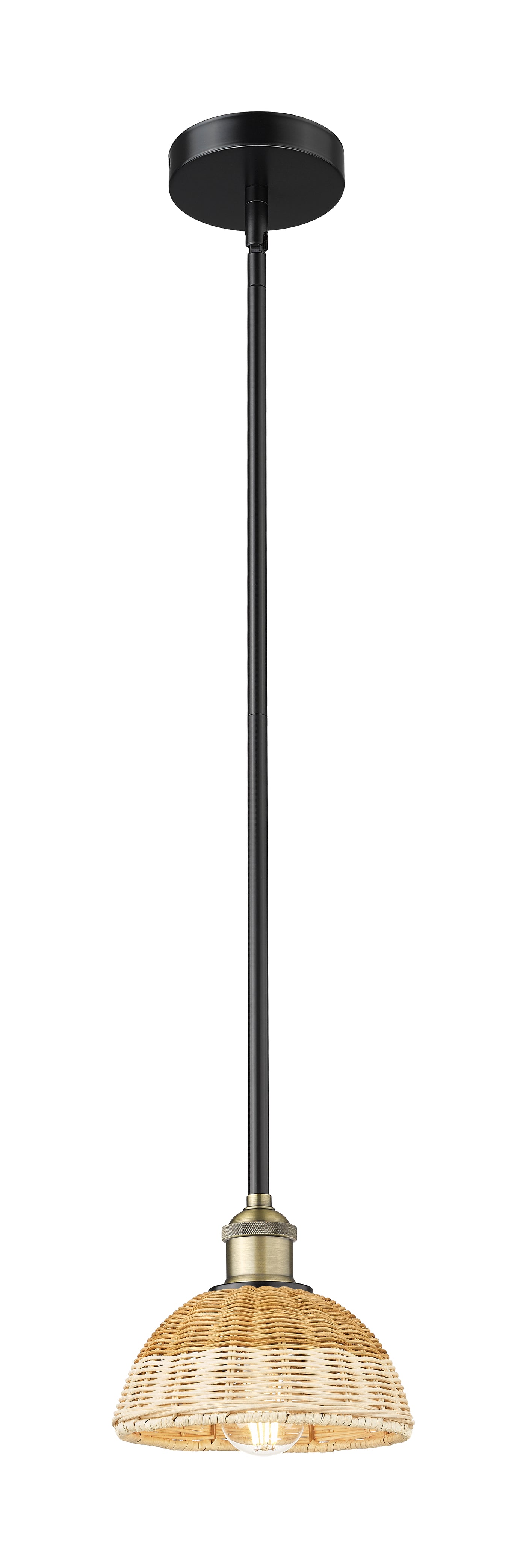 Edison Mini Pendant Antique Brass Finish