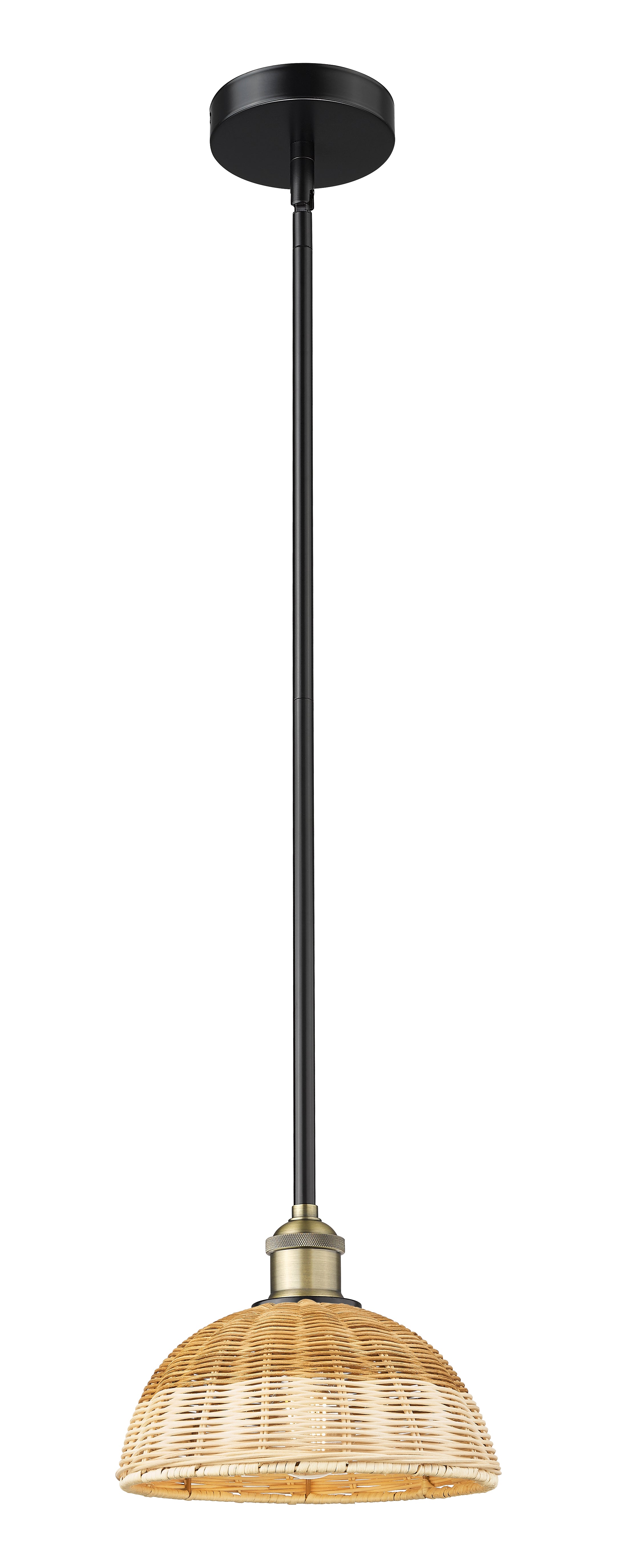Edison Mini Pendant Antique Brass 9 Inch