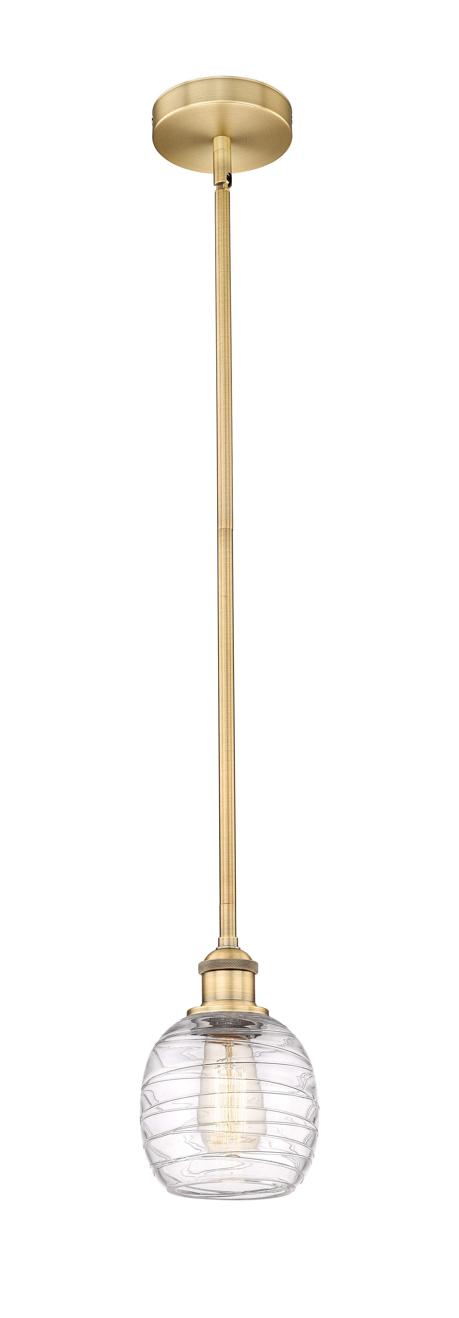 Edison Mini Pendant Antique Brass Finish