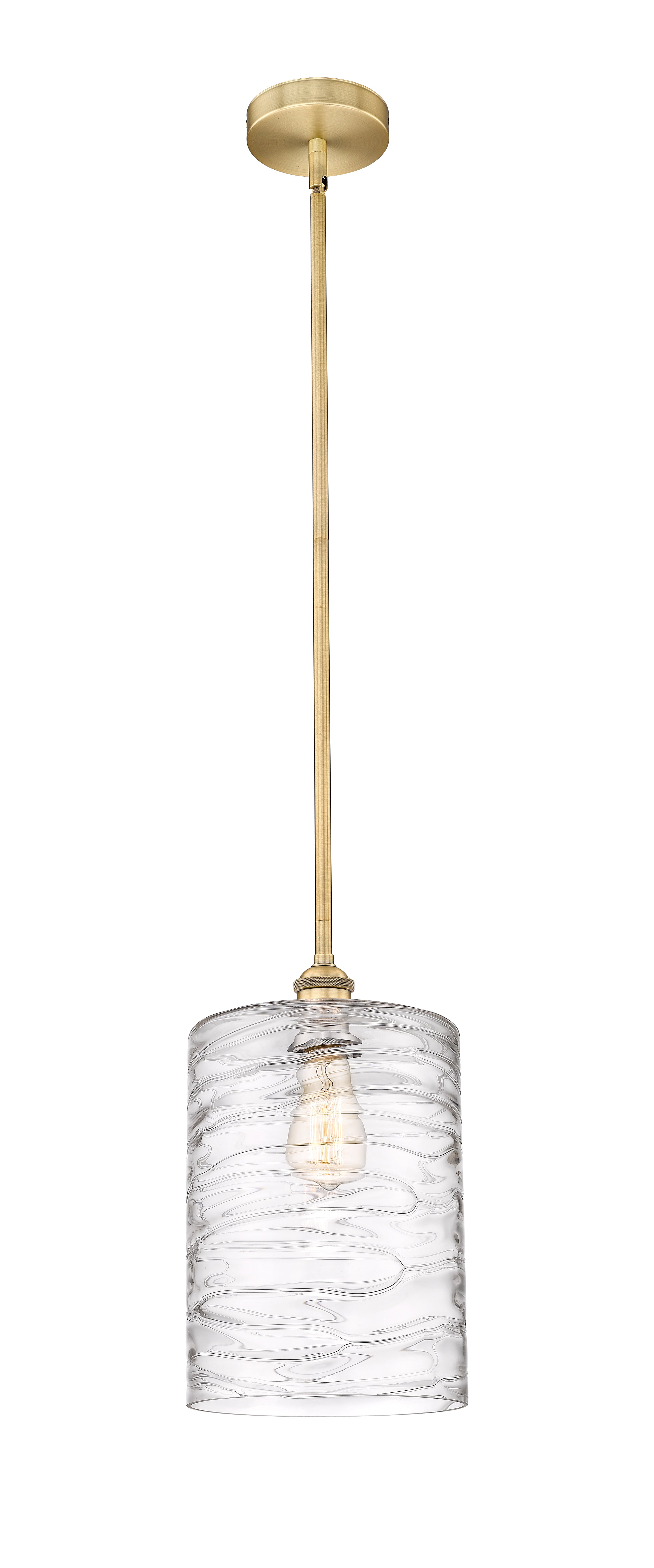 Edison Mini Pendant Antique Brass Cast