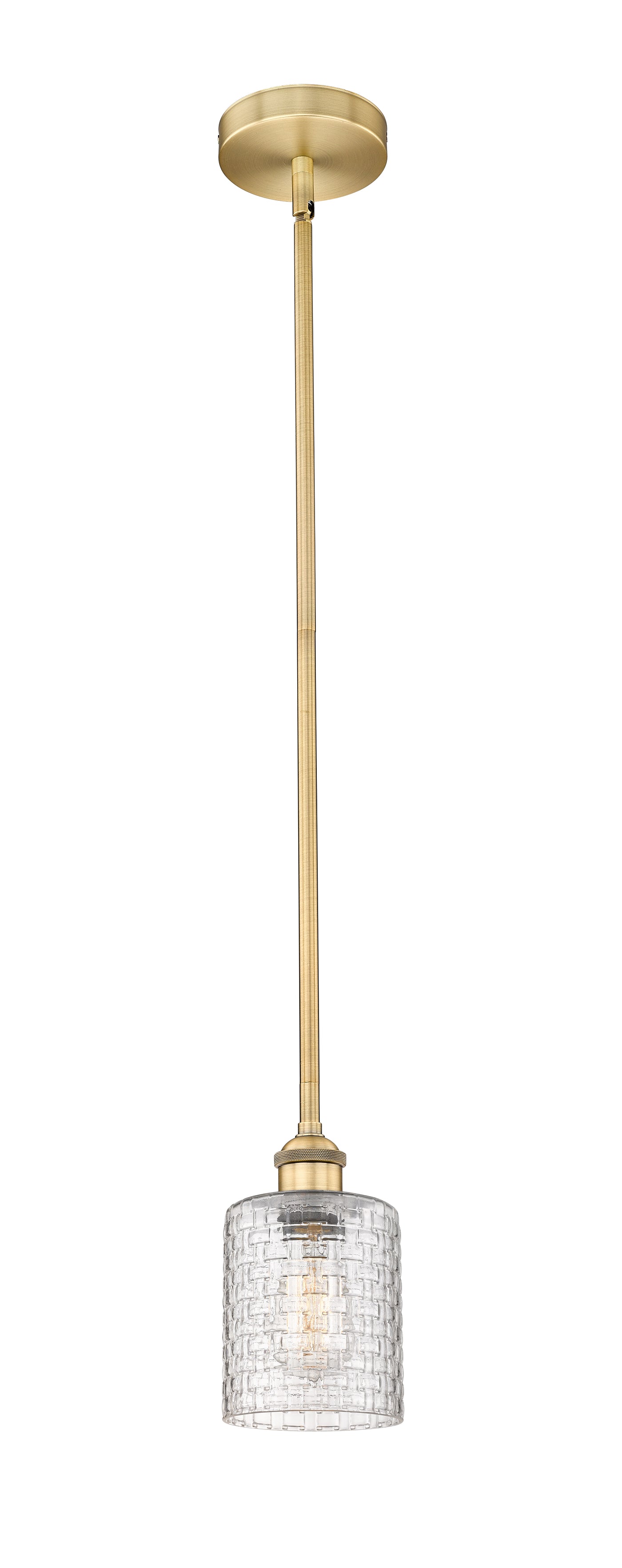 Edison Mini Pendant Antique Brass Finish