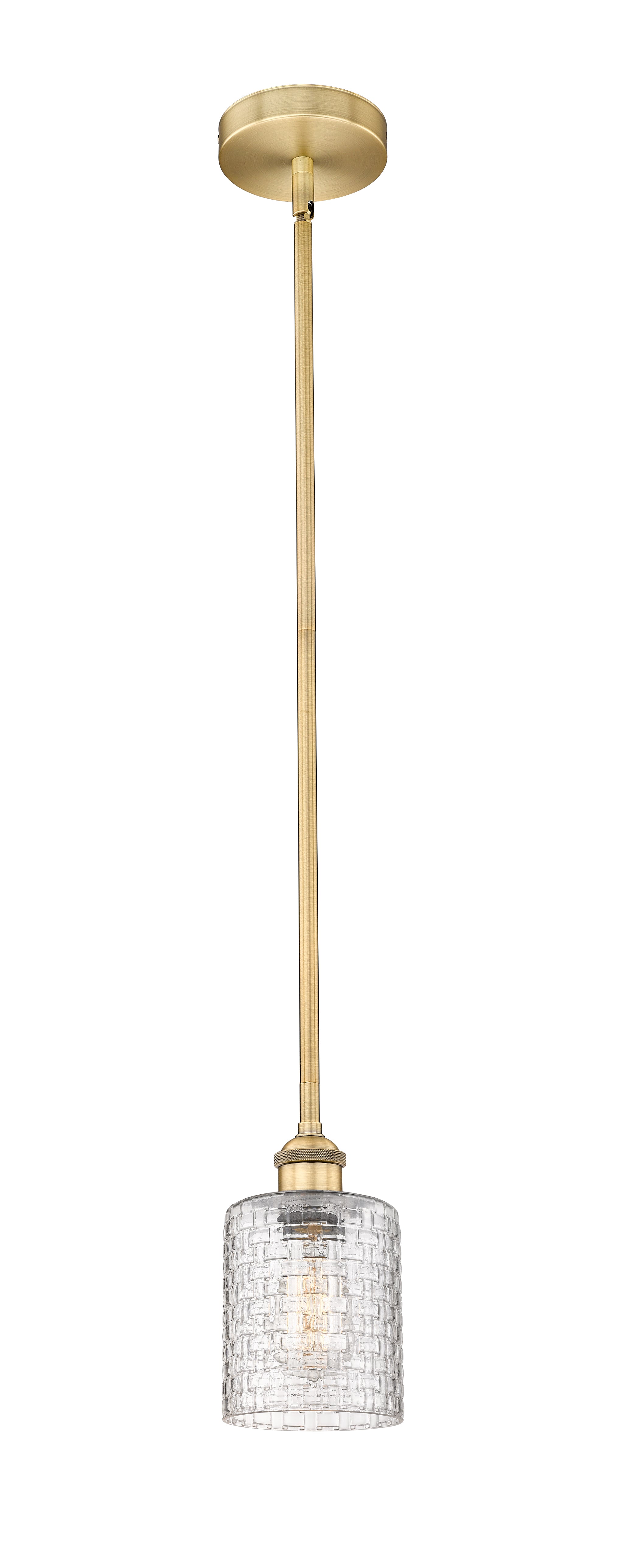 Edison Mini Pendant Antique Brass Finish