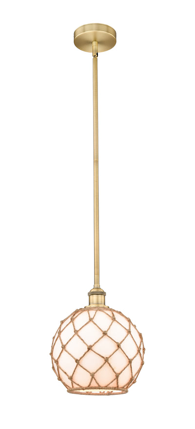 Edison Mini Pendant Antique Brass Finish