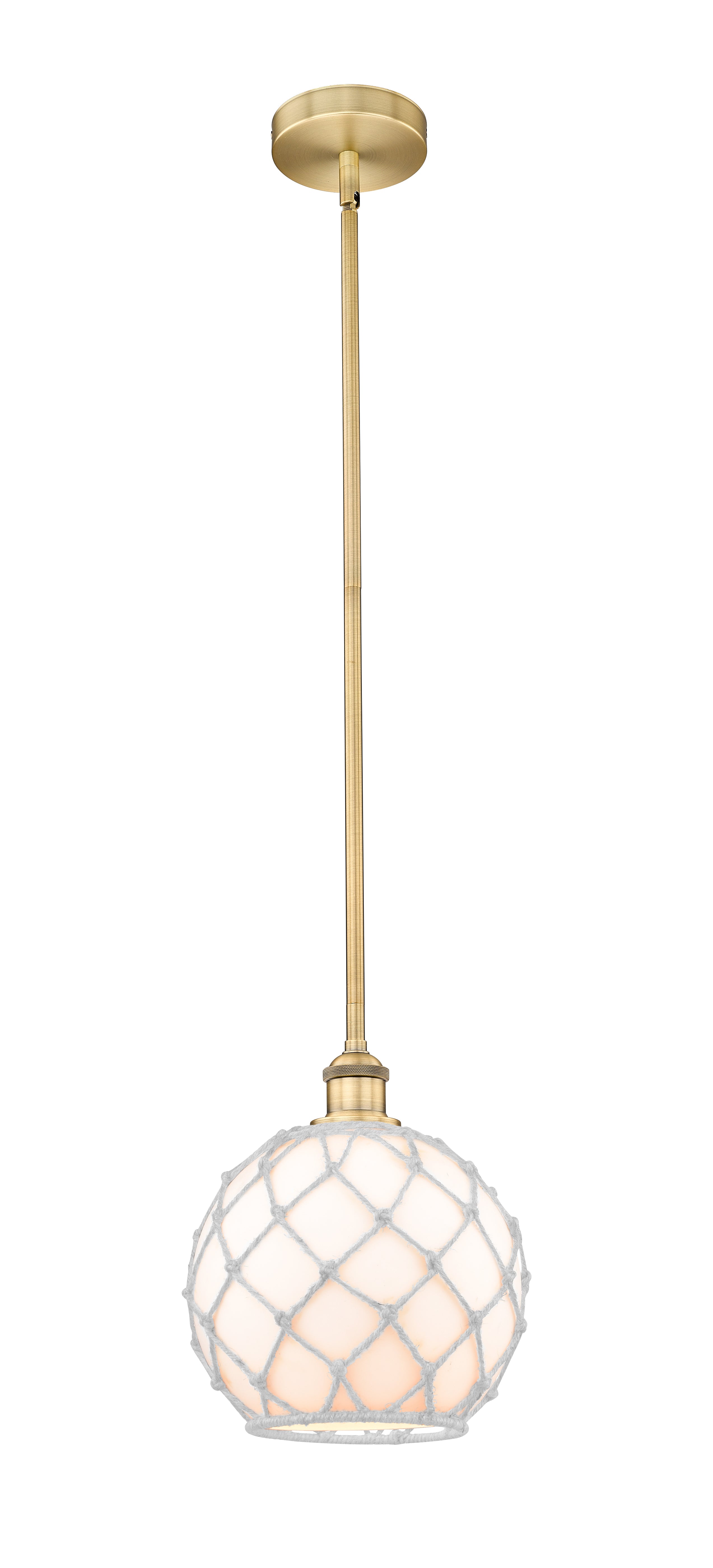 Edison Mini Pendant Antique Brass Cast