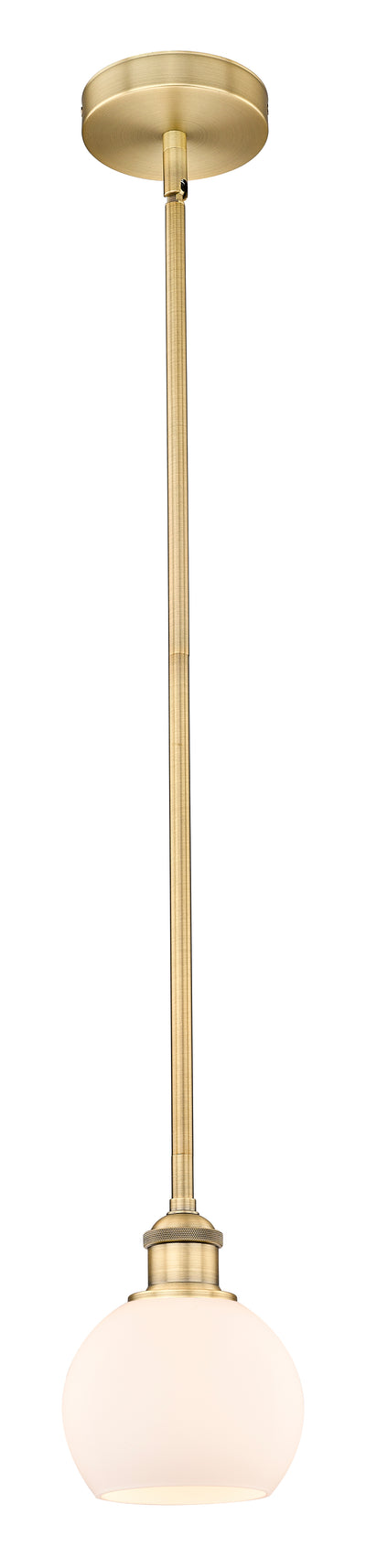 Edison Mini Pendant Antique Brass Finish