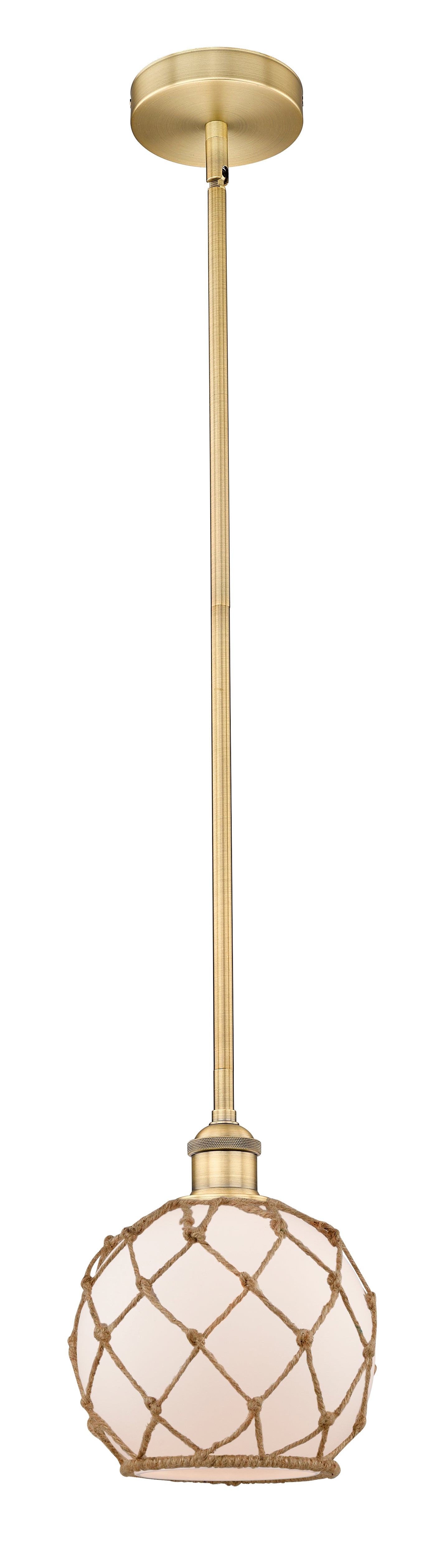 Edison Mini Pendant Antique Brass Finish