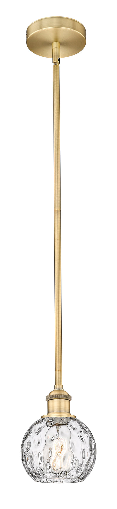 Edison Mini Pendant Antique Brass 6 Inch