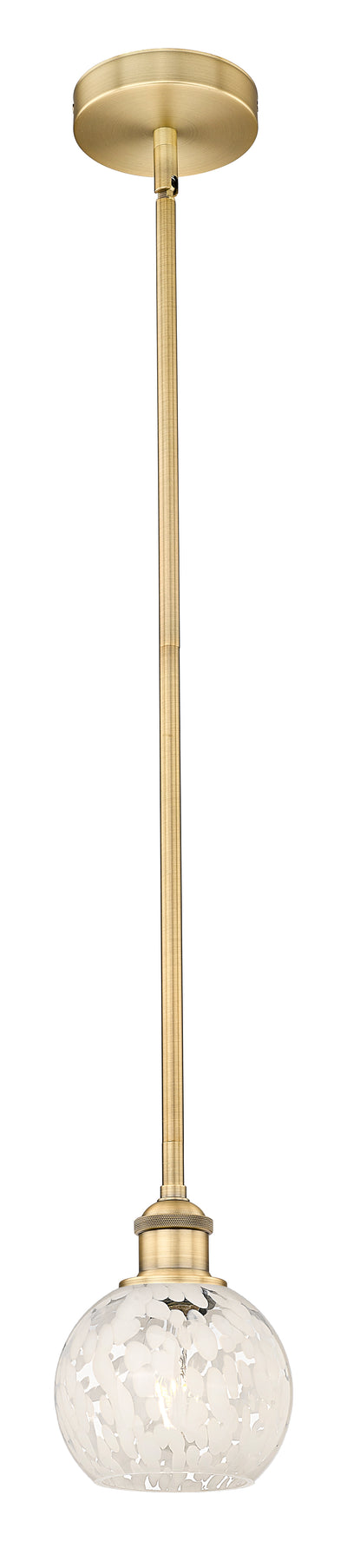 Edison Mini Pendant Antique Brass 6 Inch