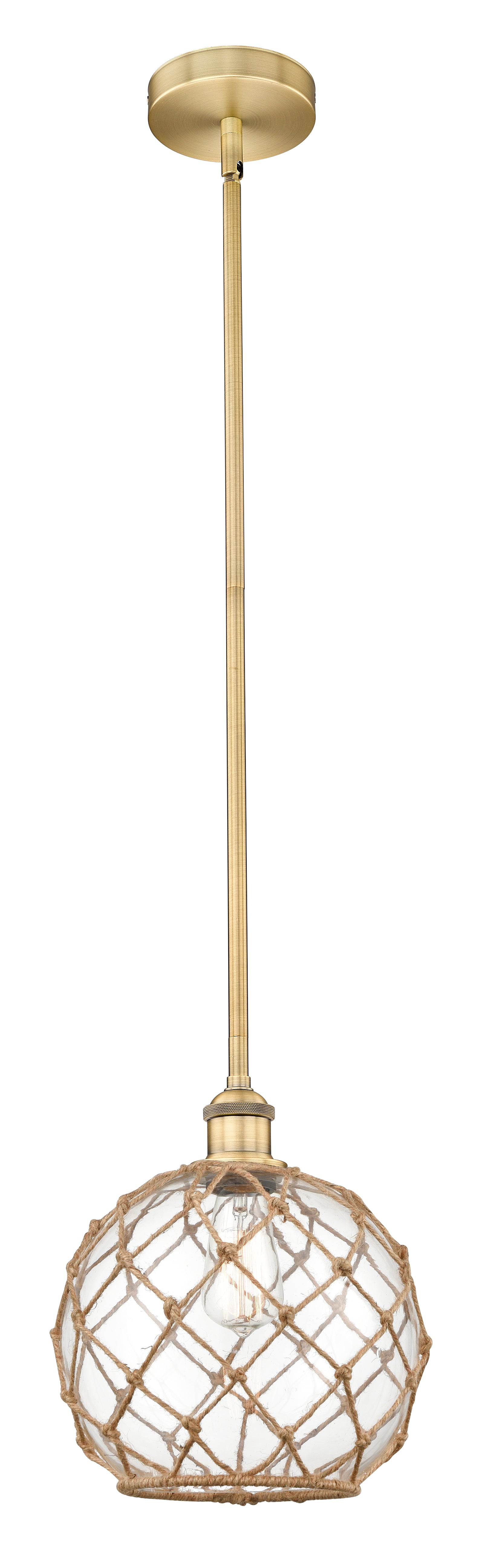 Edison Mini Pendant Antique Brass Finish