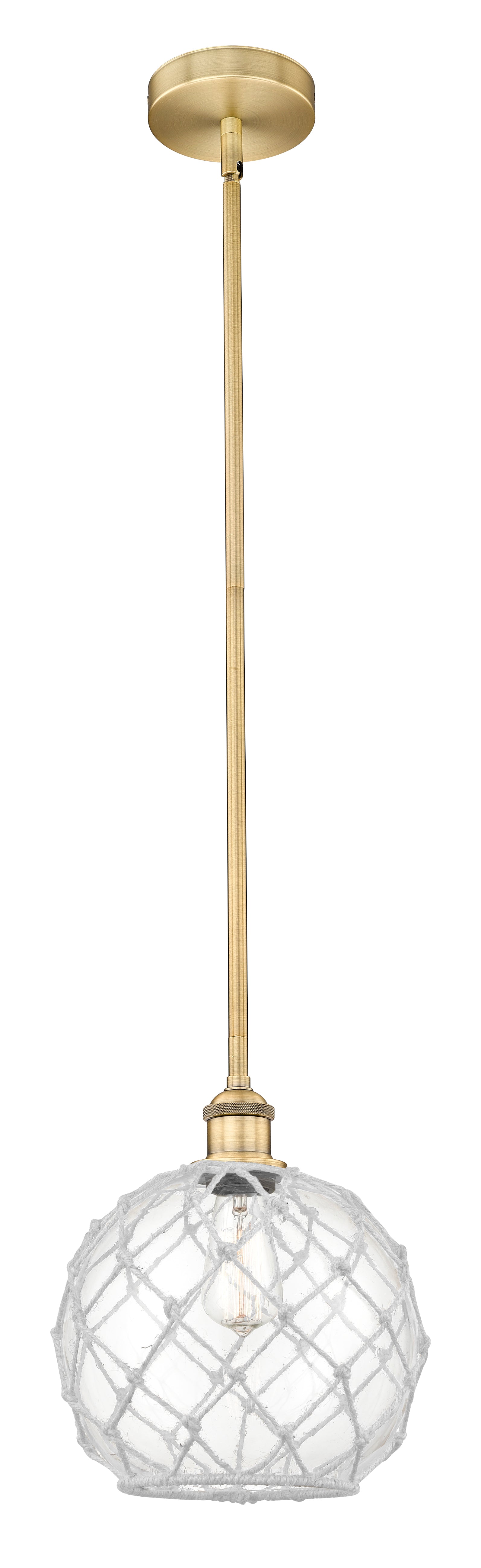 Edison Mini Pendant Antique Brass Finish