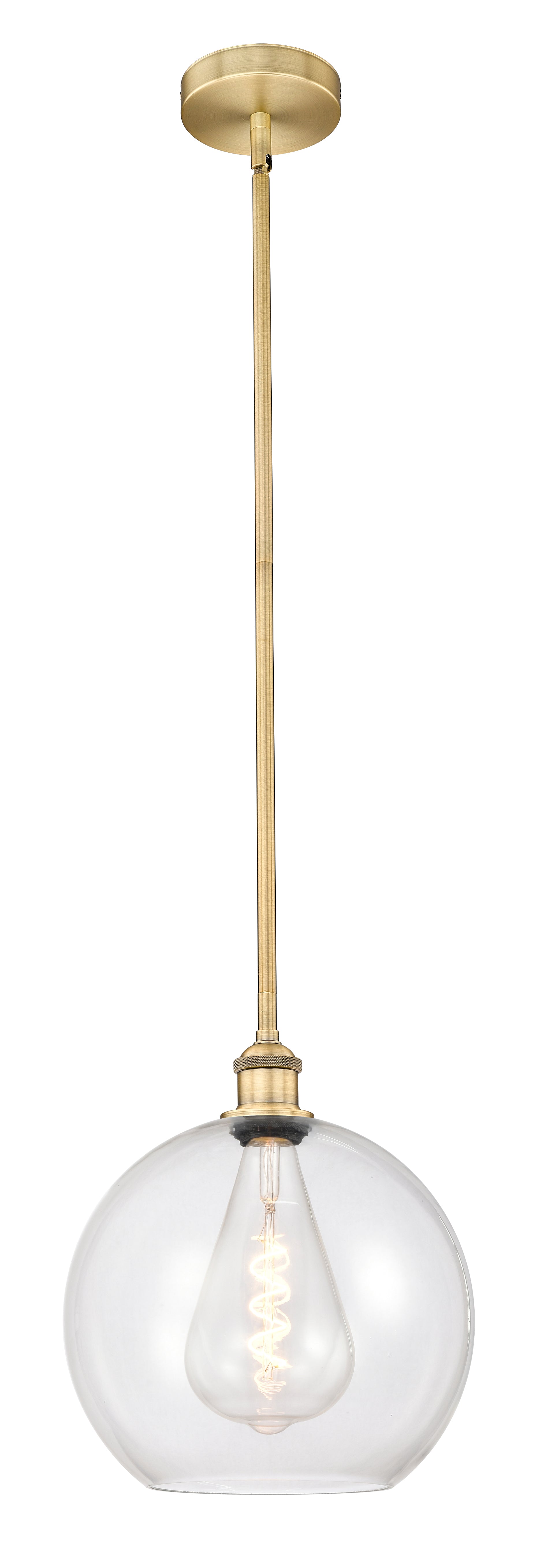 Edison Mini Pendant Antique Brass Finish