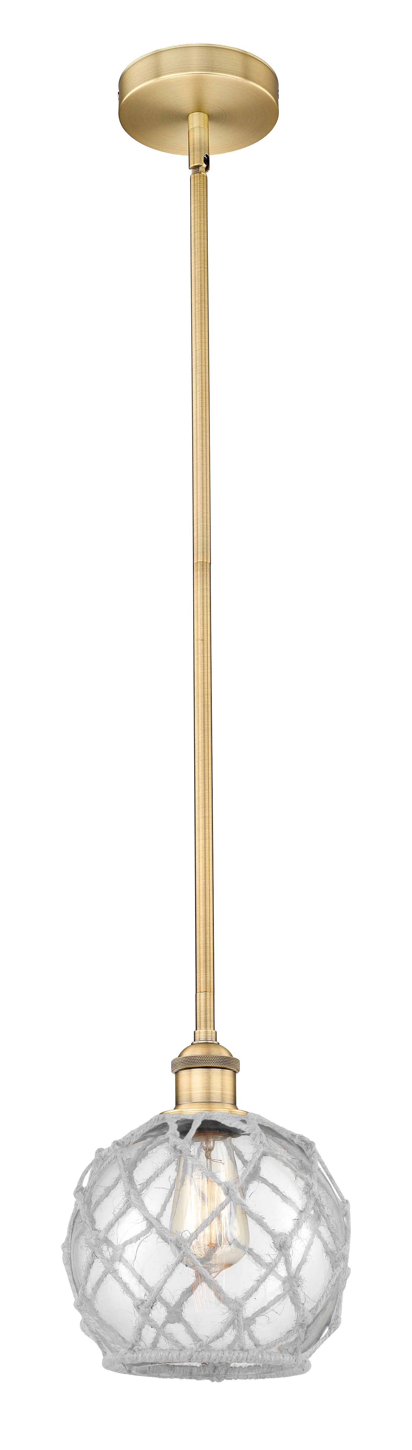 Edison Mini Pendant Antique Brass Finish