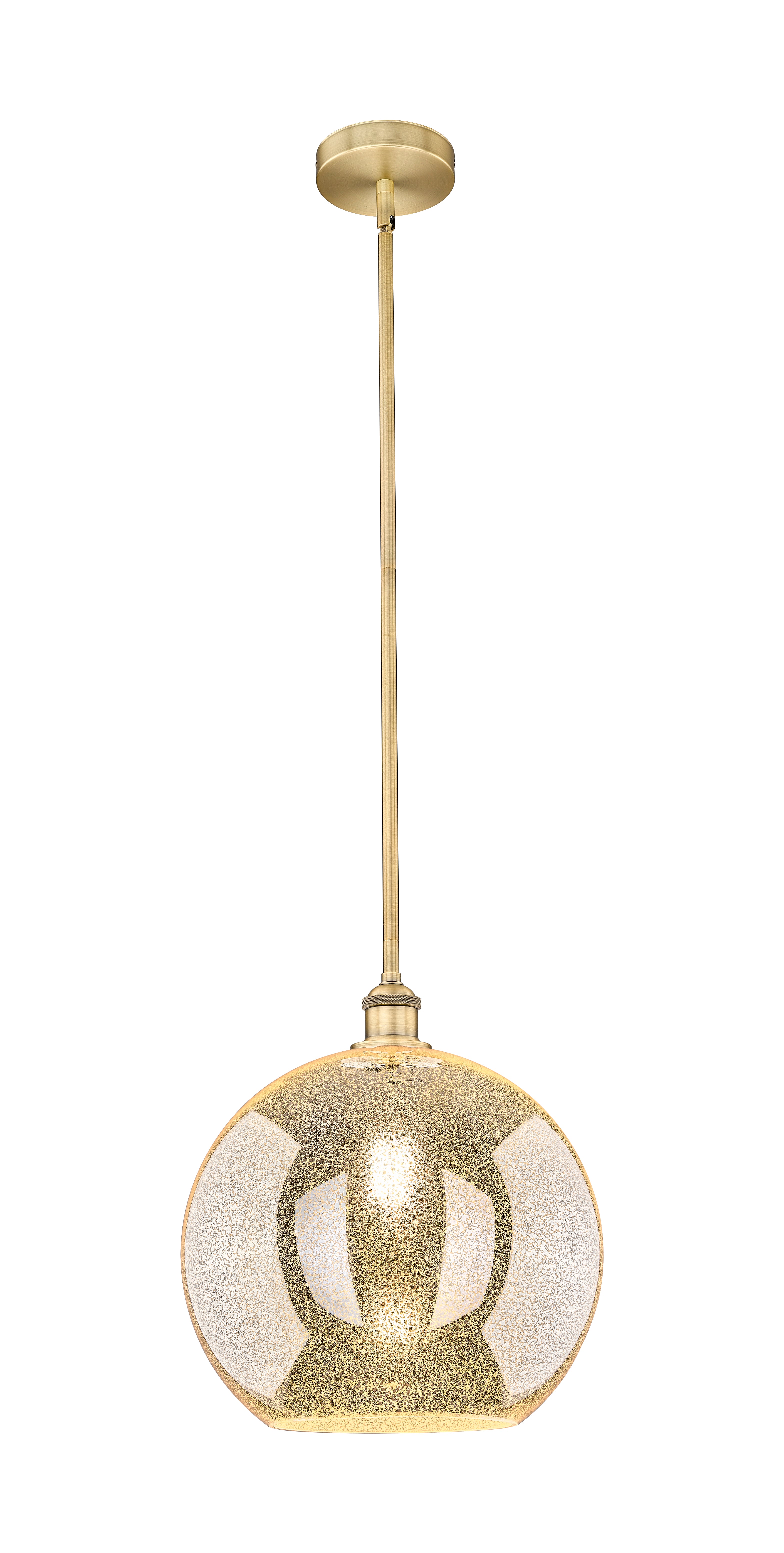 Edison Mini Pendant Antique Brass Finish