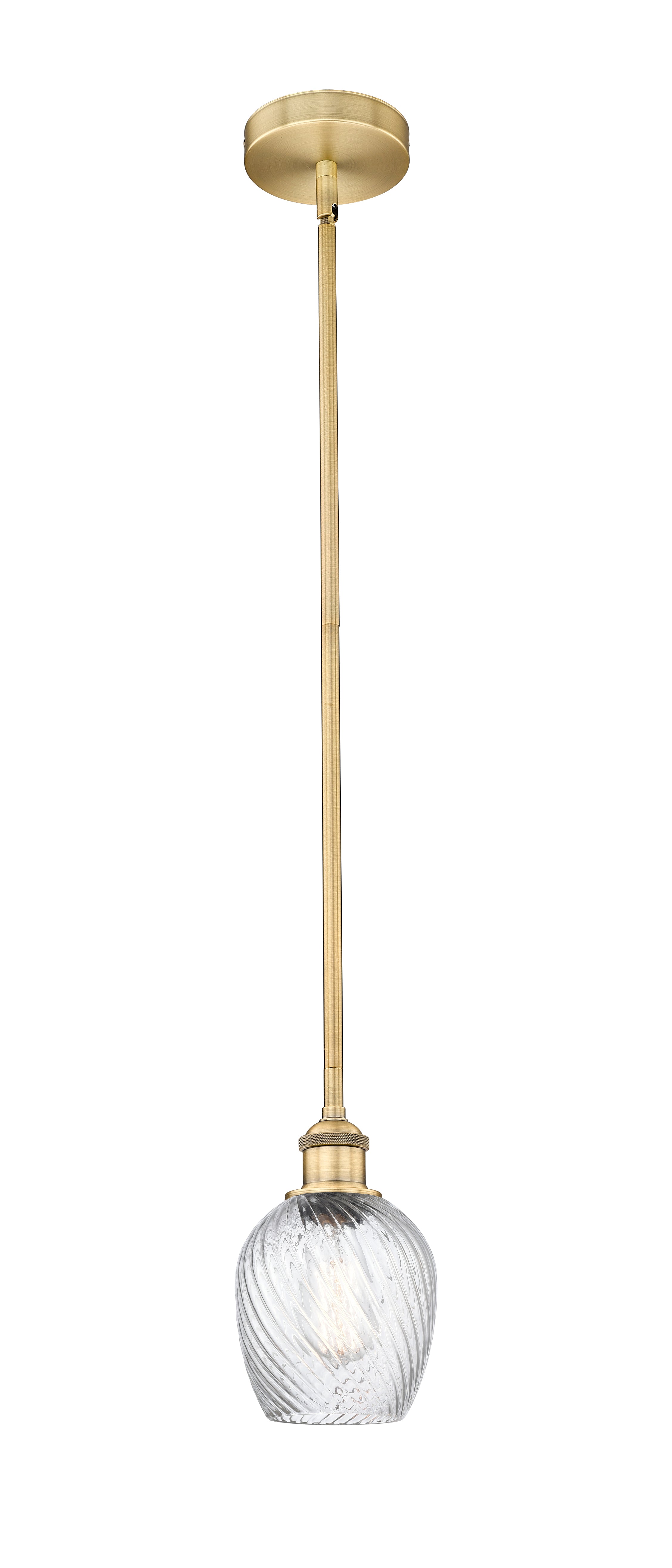 Edison Mini Pendant Antique Brass