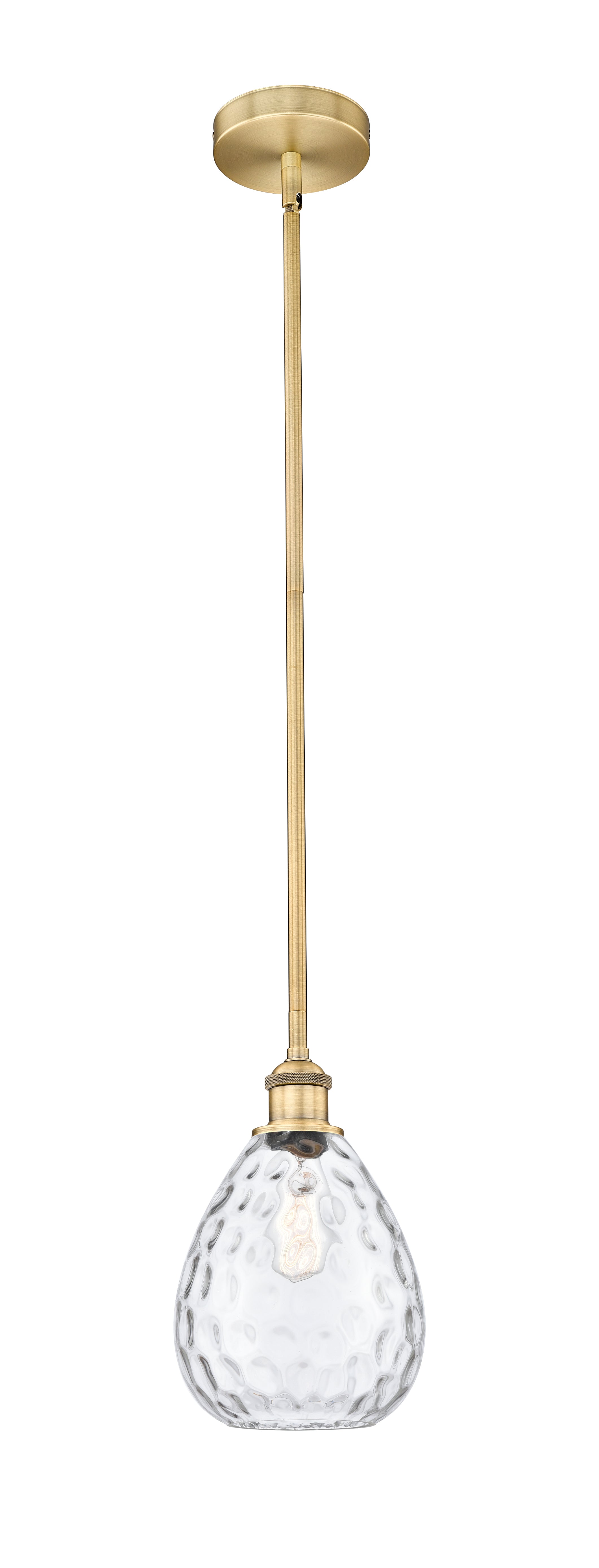 Edison Mini Pendant Antique Brass Finish