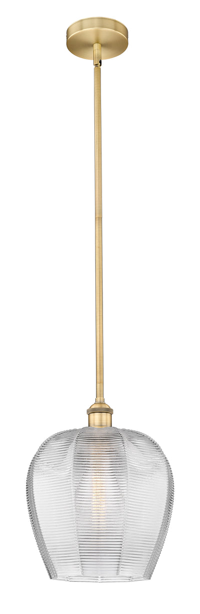 Edison Mini Pendant Cast Brass Antique