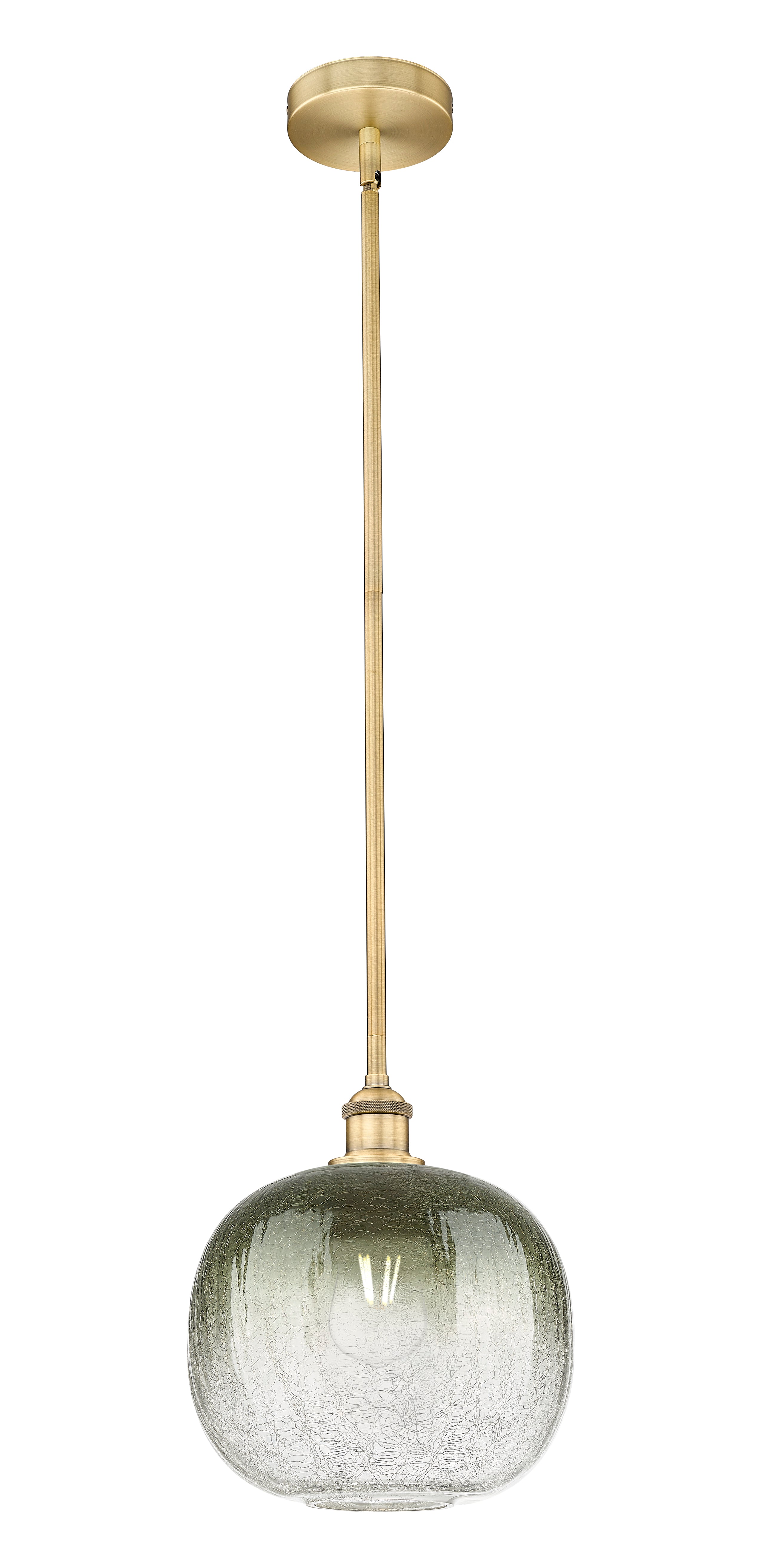 Edison Mini Pendant Antique Brass Cast