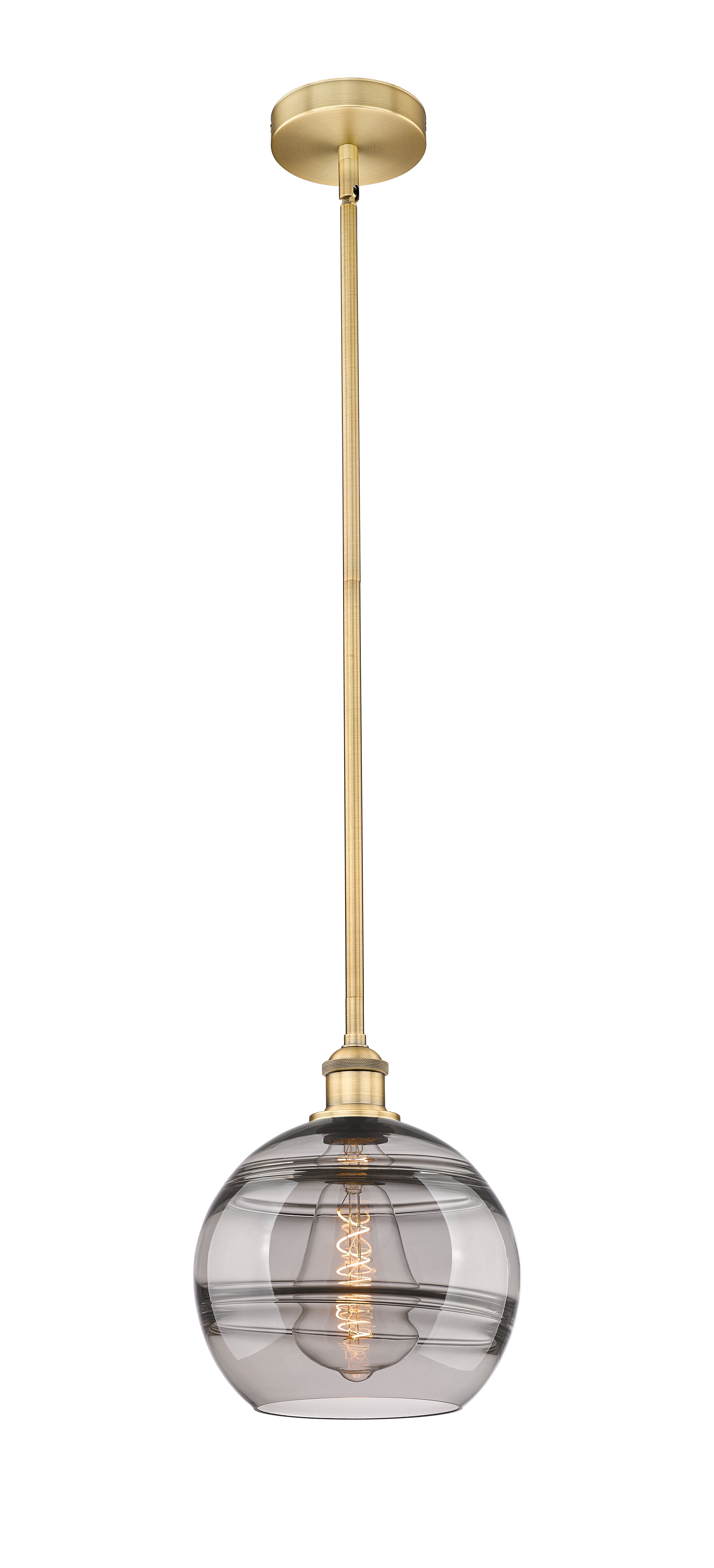 Edison Mini Pendant Antique Brass Finish