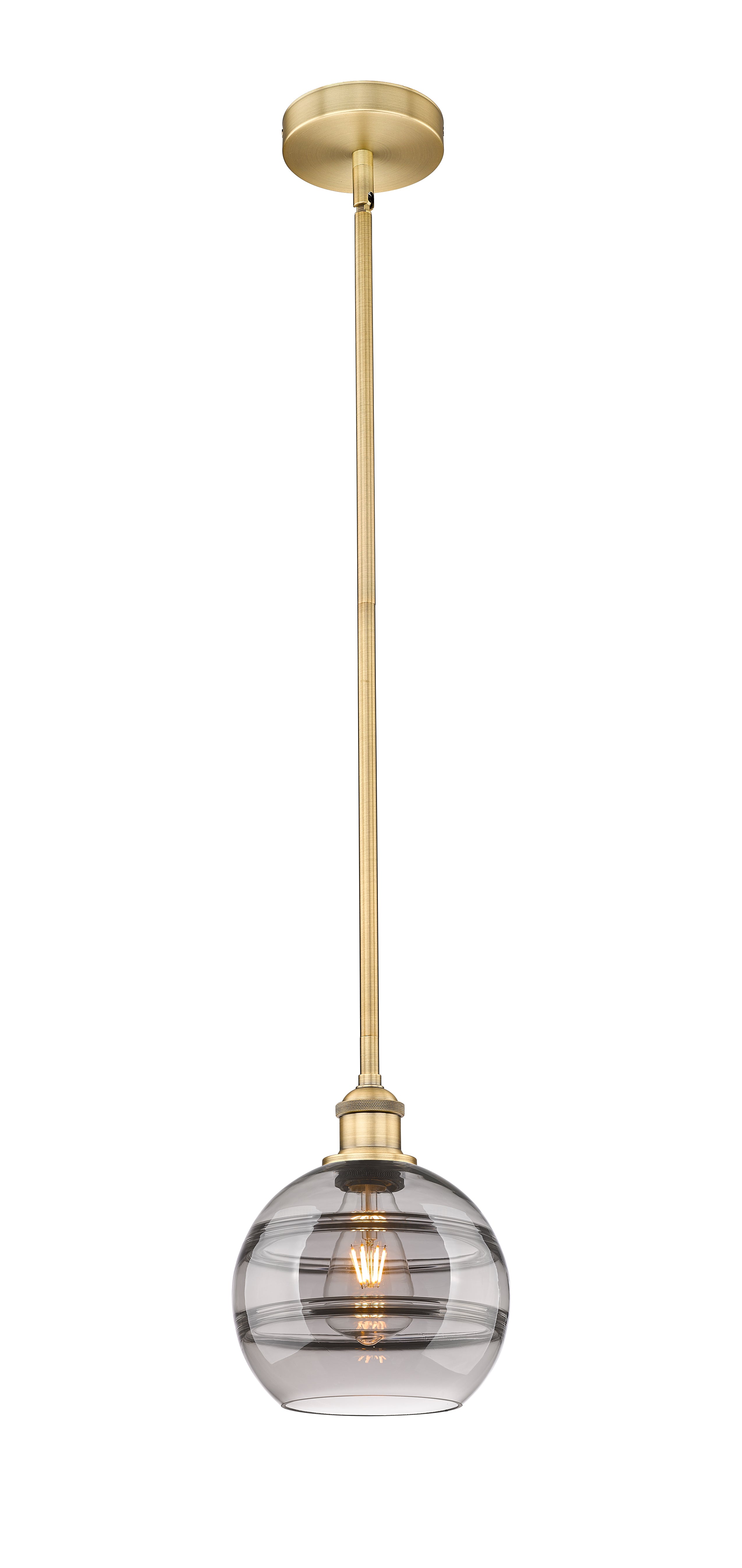 Edison Mini Pendant Antique Brass Finish