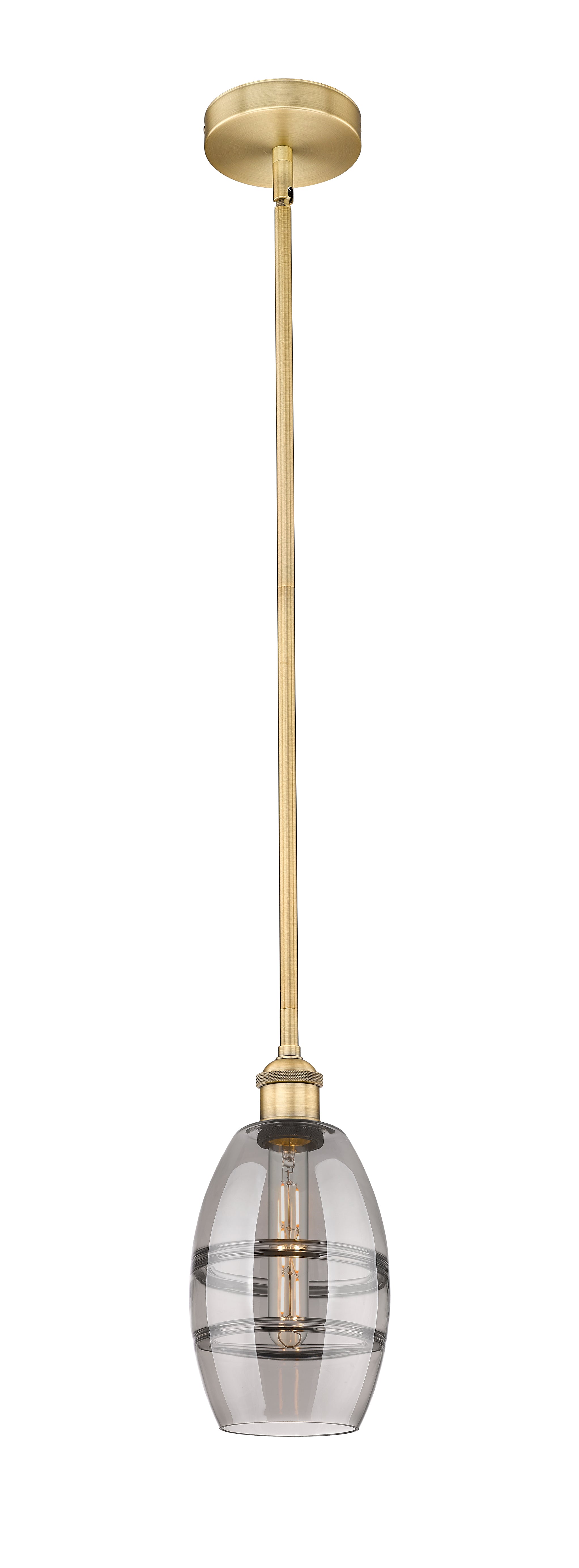 Edison Mini Pendant Antique Brass Finish