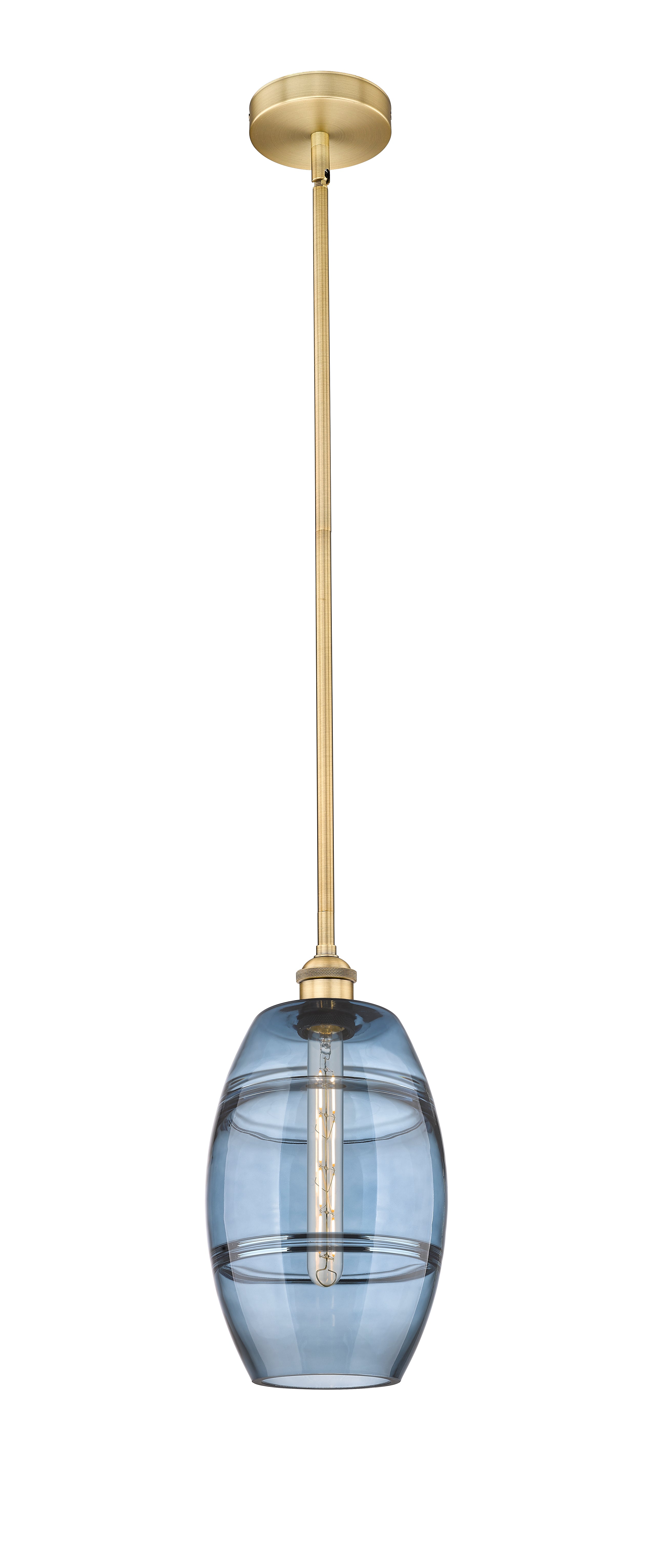 Edison Mini Pendant Antique Brass Finish