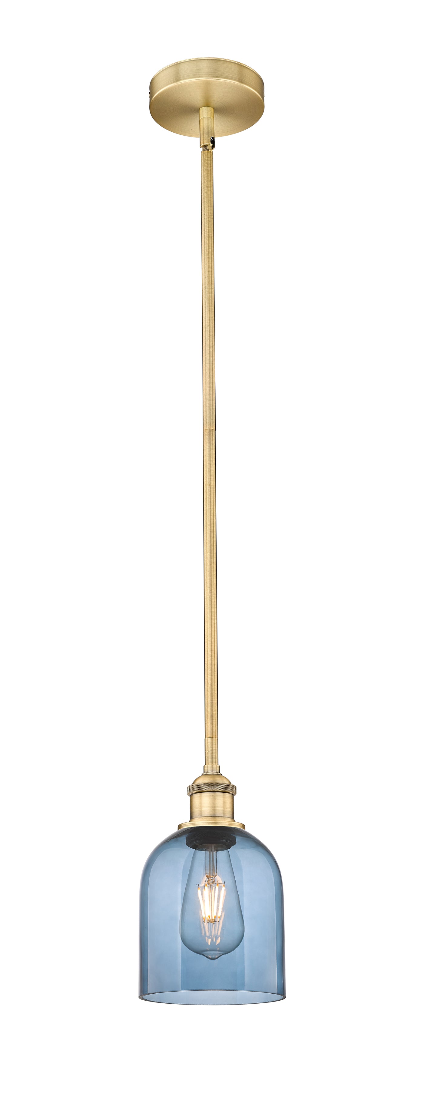 Edison Mini Pendant Antique Brass Finish