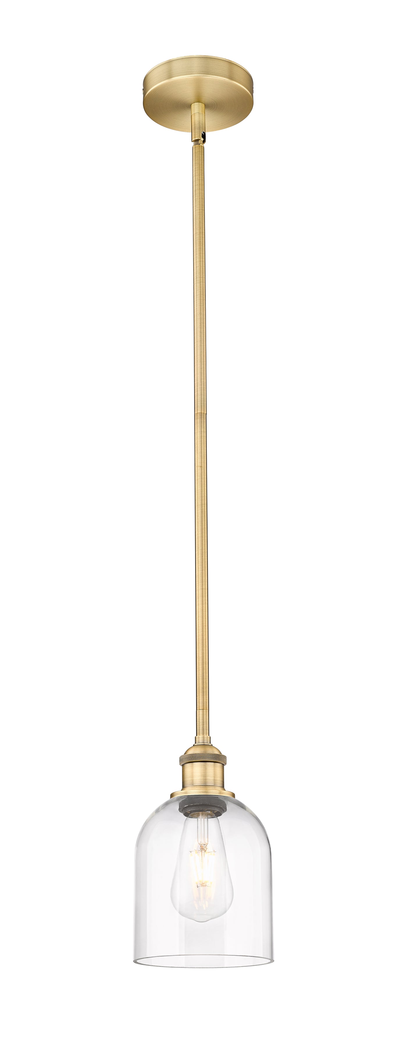 Edison Mini Pendant Antique Brass Finish
