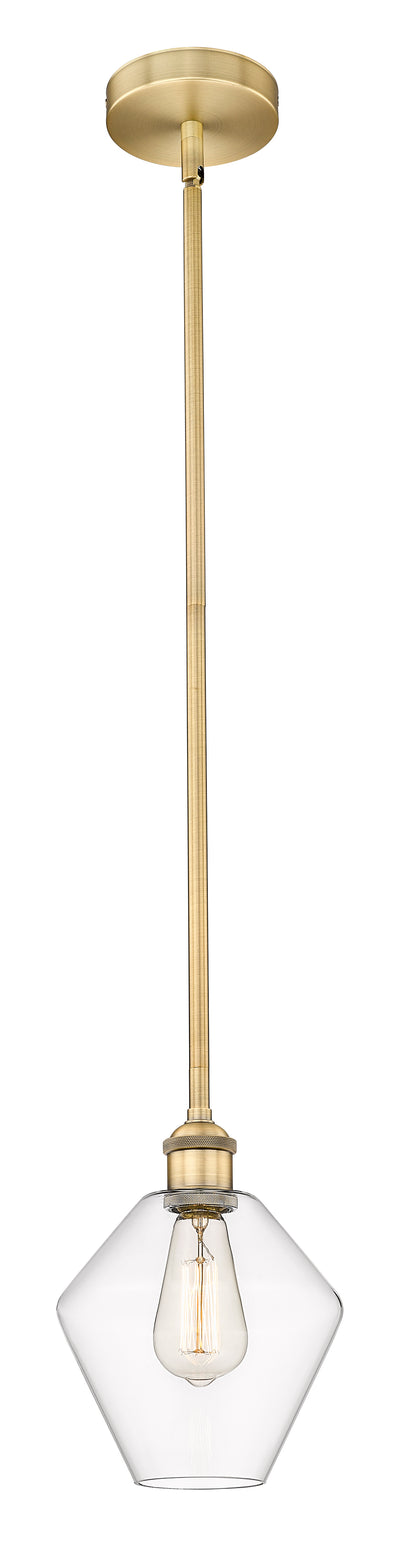 Edison Mini Pendant Antique Brass 8 Inch