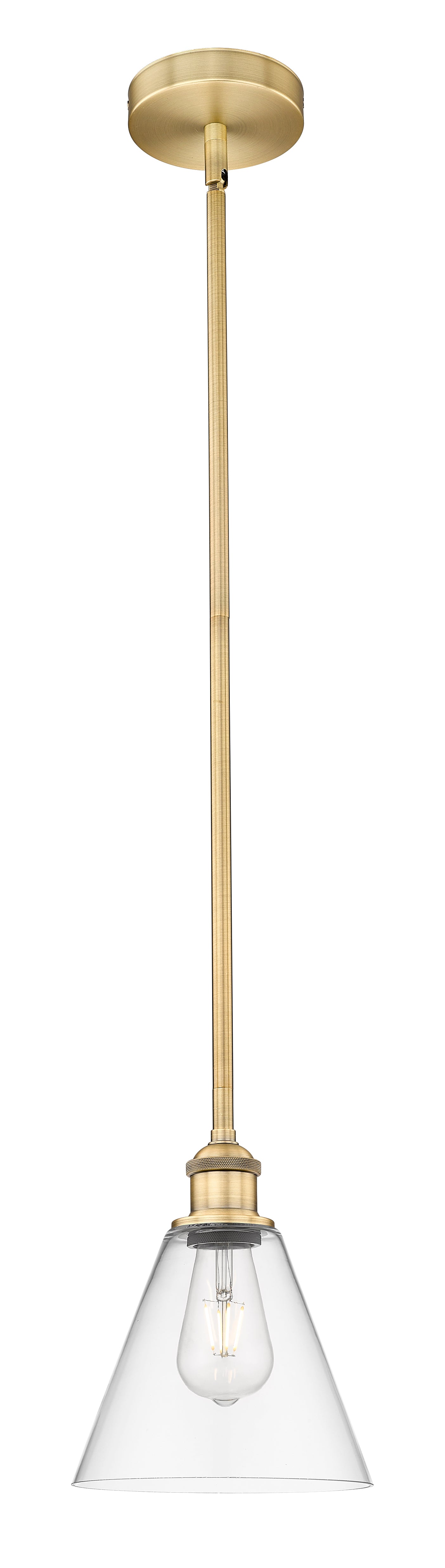 Edison Mini Pendant Antique Brass Finish