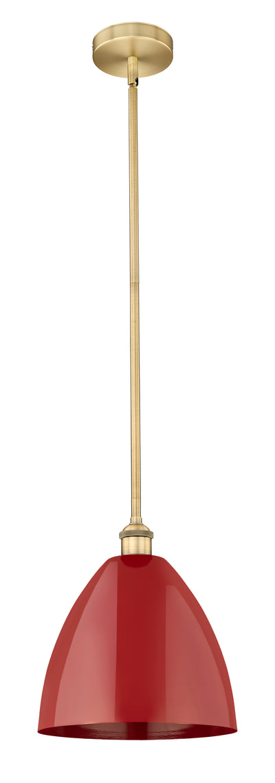 Edison Mini Pendant Cast Brass 12 Inch