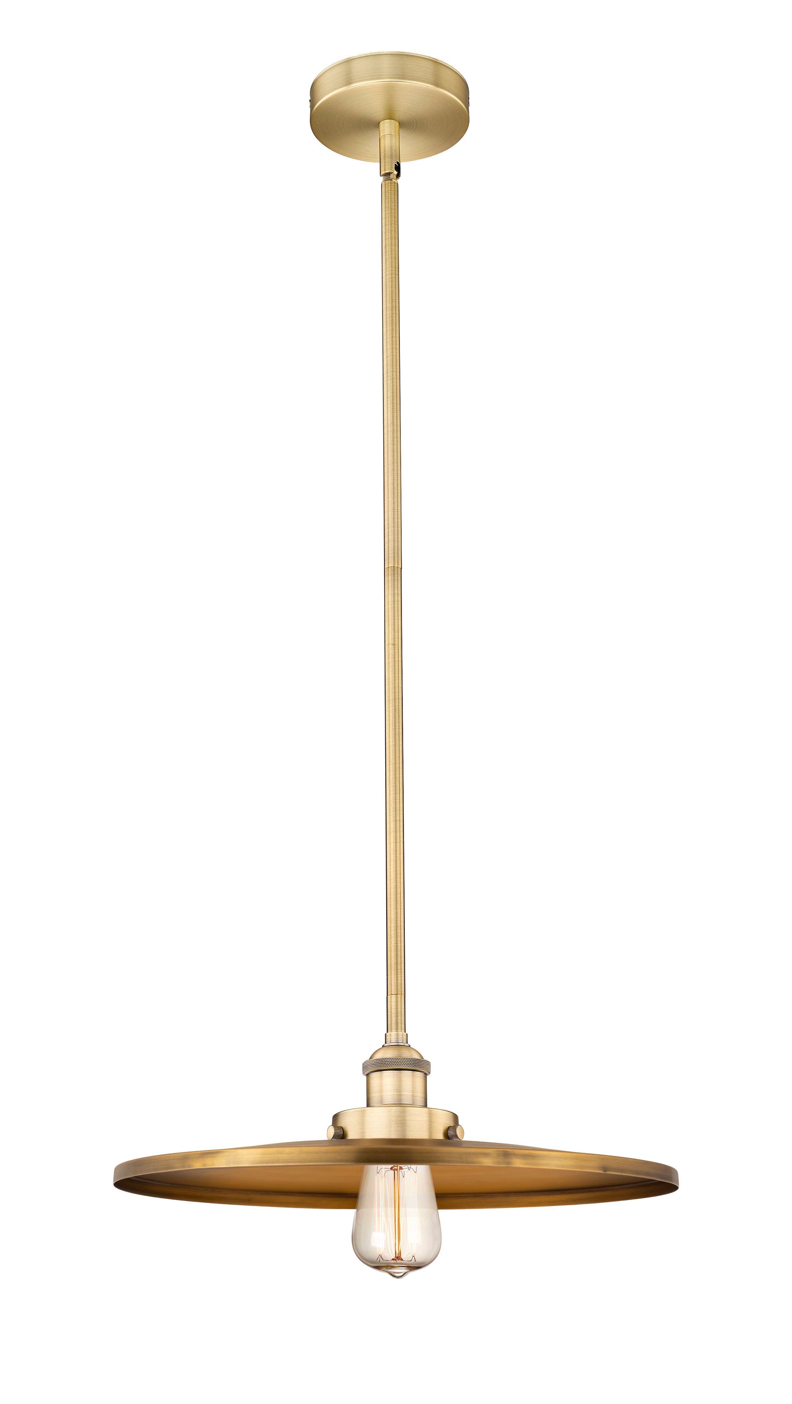 Edison Mini Pendant Brass Steel Finish