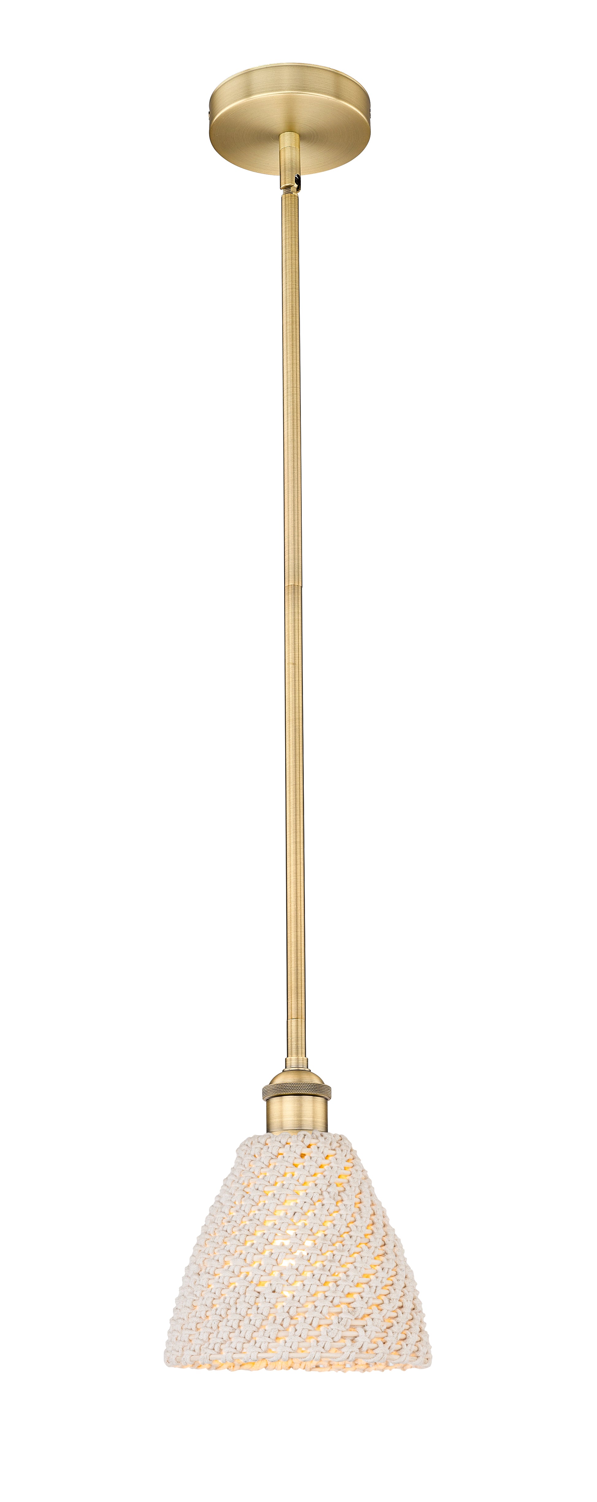 Edison Mini Pendant Antique Brass Finish