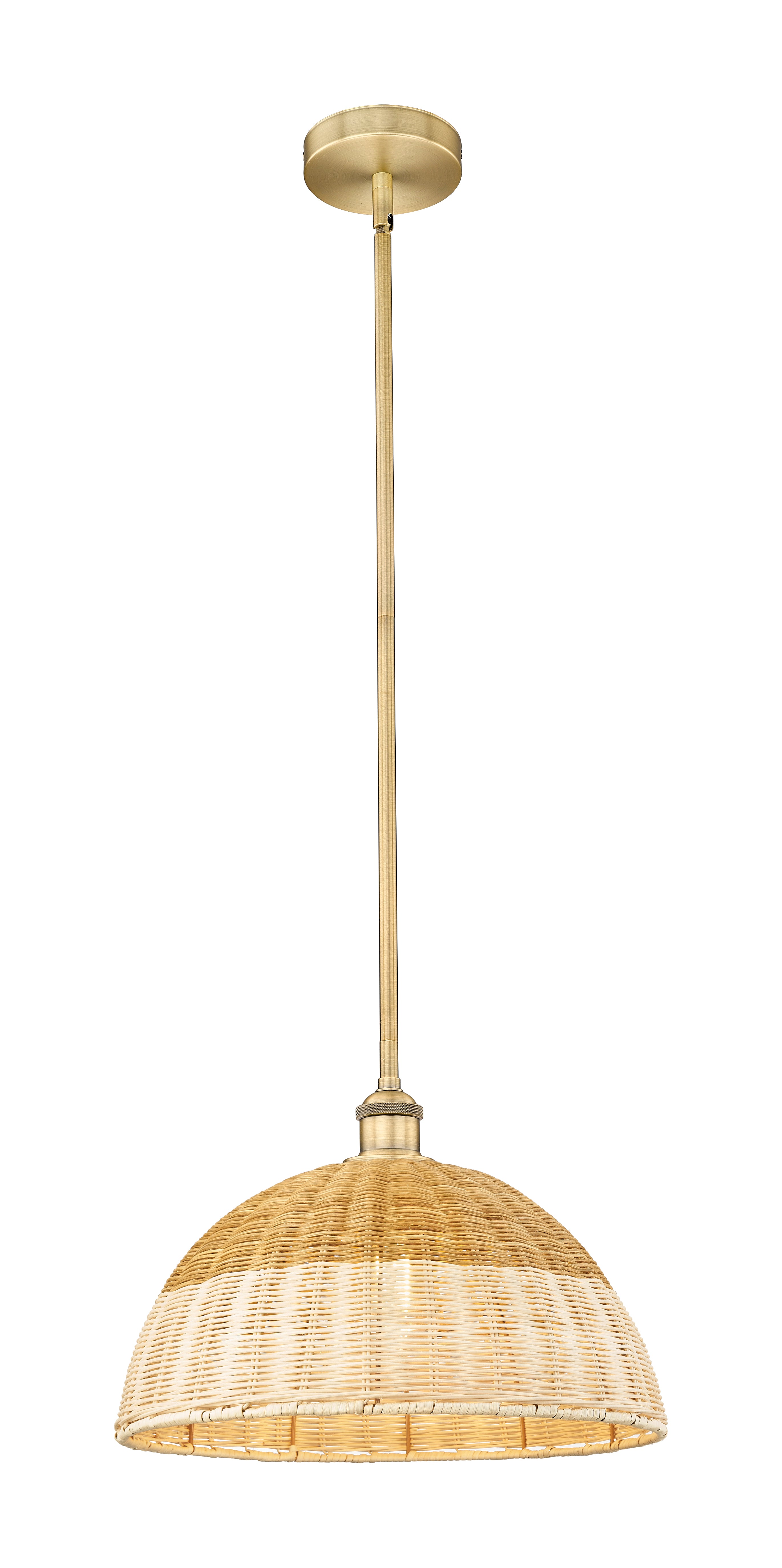 Edison Mini Pendant Cast Brass 15.75