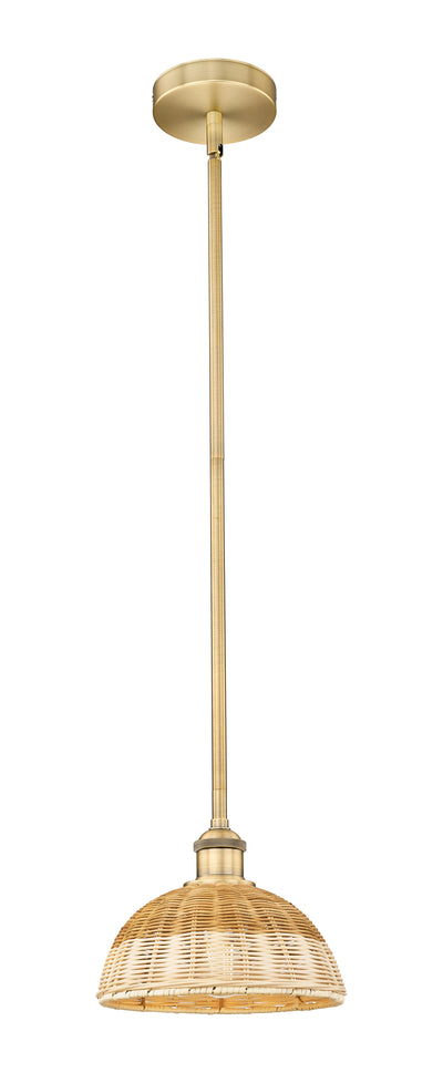 Edison Mini Pendant Antique Brass 9 Inch