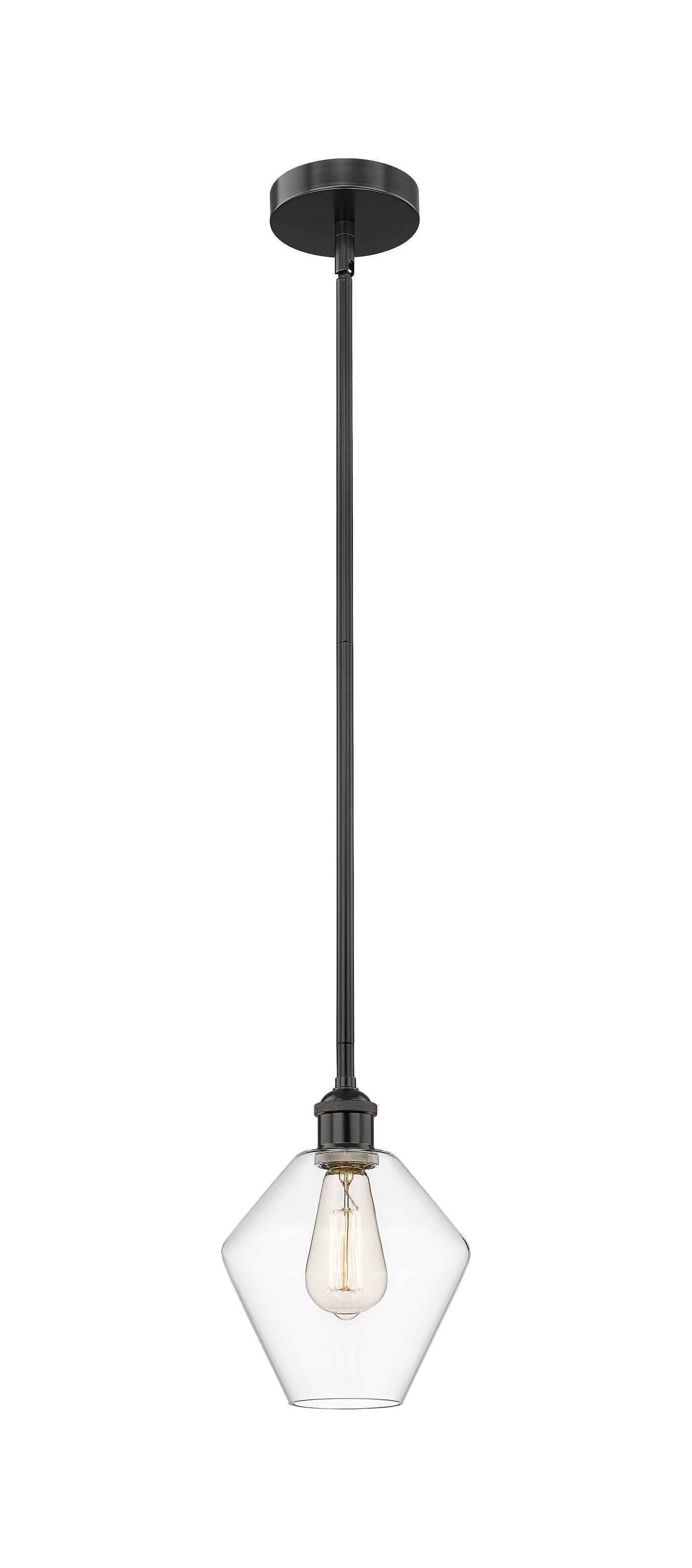 Edison Mini Pendant Antique Brass 8 Inch