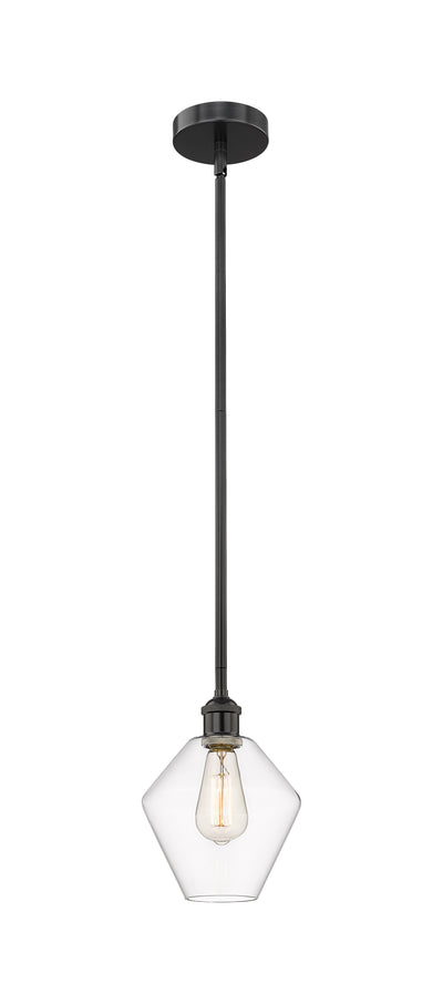 Edison Mini Pendant Antique Brass 8 Inch