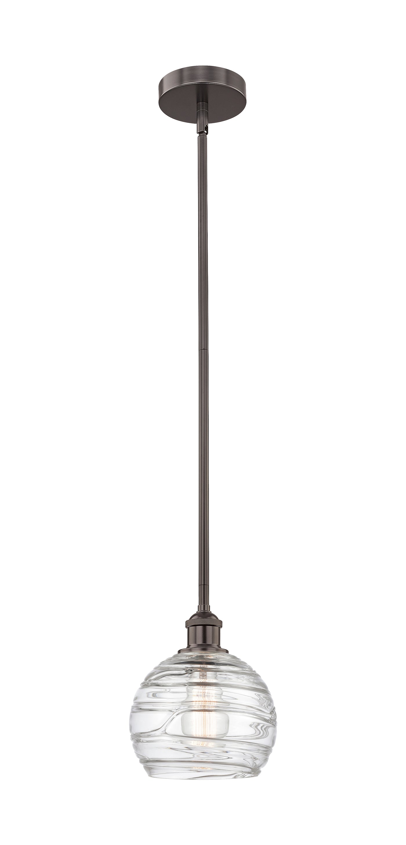 Edison Mini Pendant Antique Brass 8 Inch