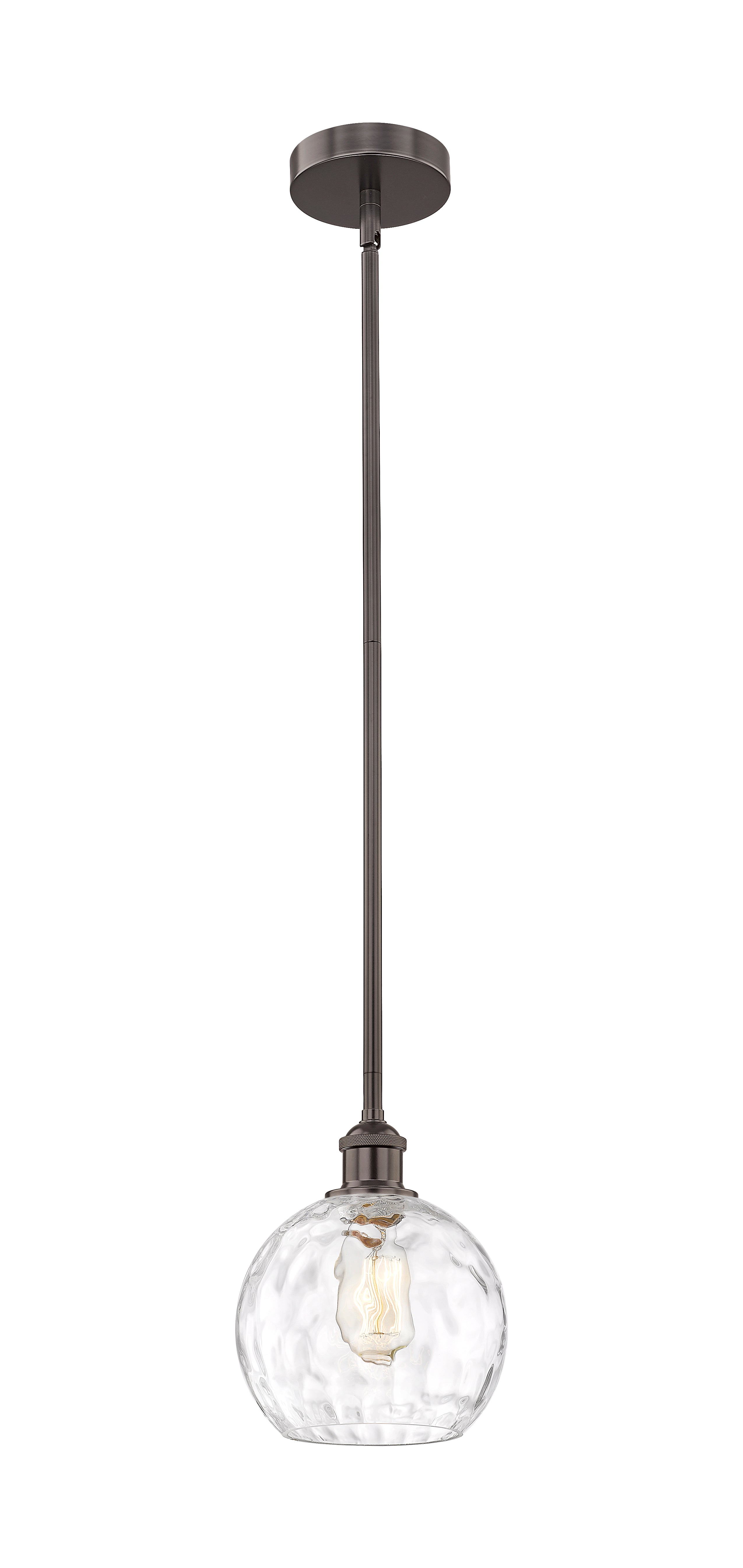 Edison Mini Pendant Antique Brass 8 Inch