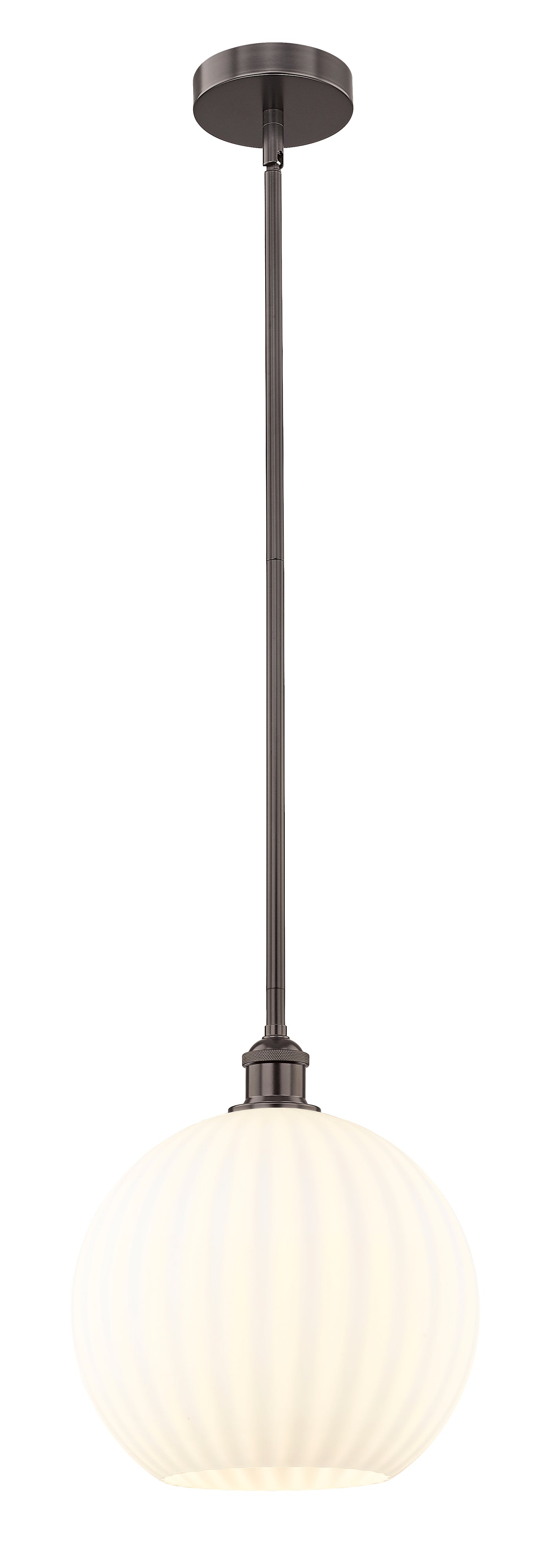 Edison Mini Pendant Cast Brass 12 Inch