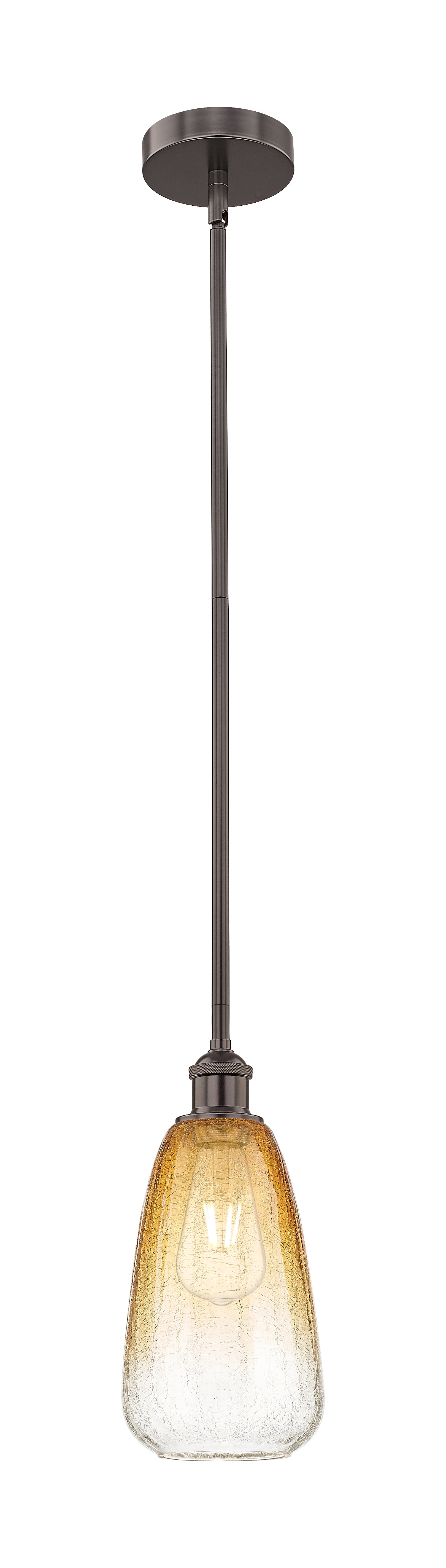 Edison Mini Pendant Antique Brass 6 Inch