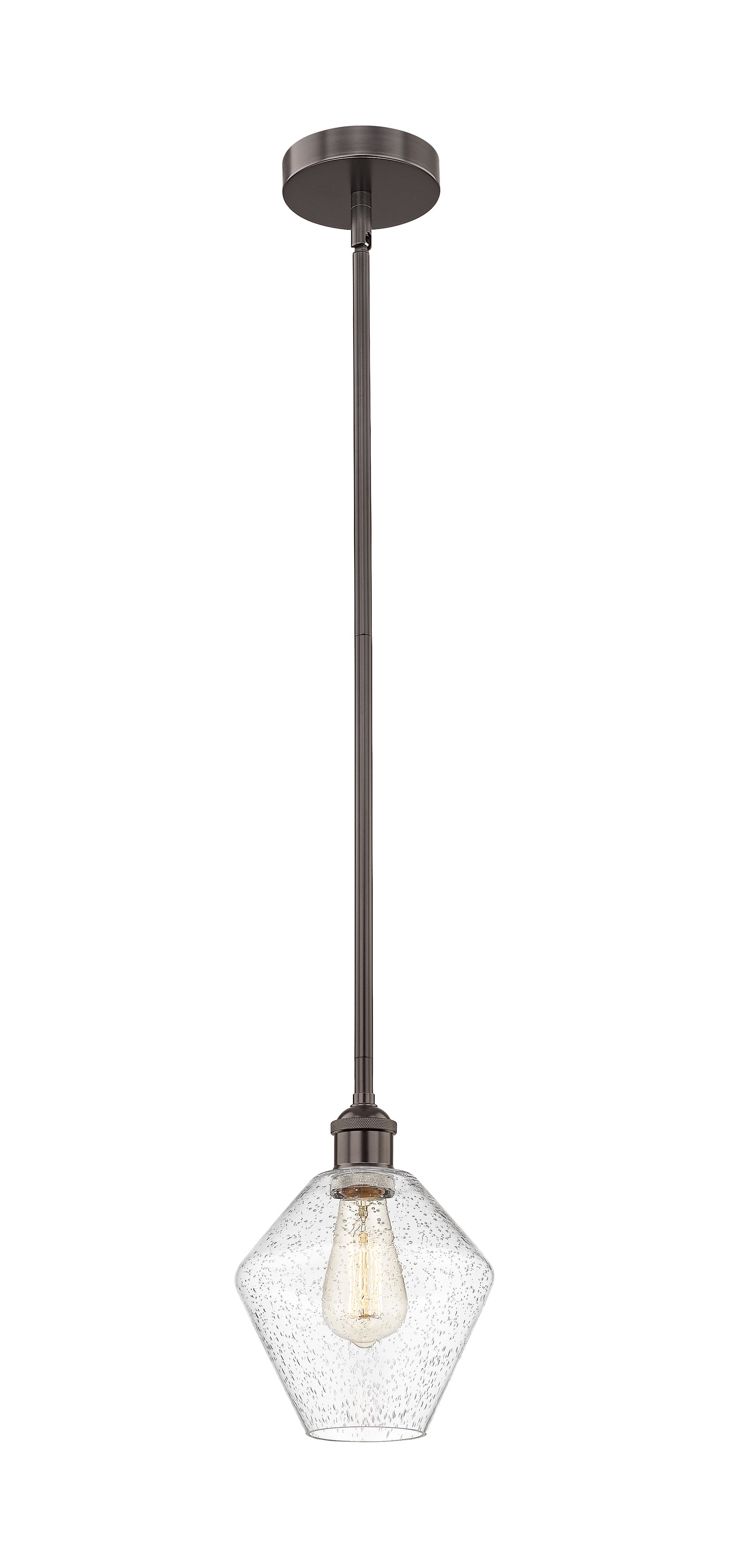 Edison Mini Pendant Antique Brass 8 Inch