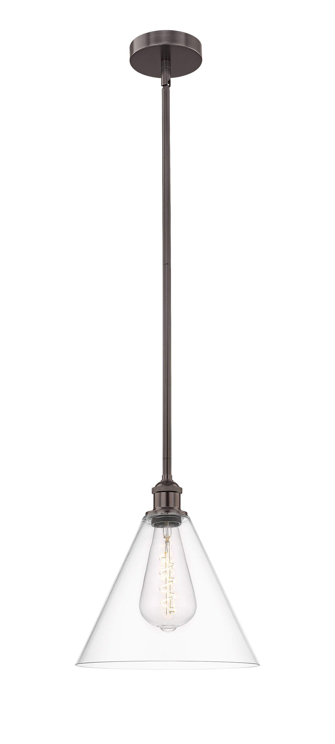 Edison Mini Pendant Antique Brass Glass
