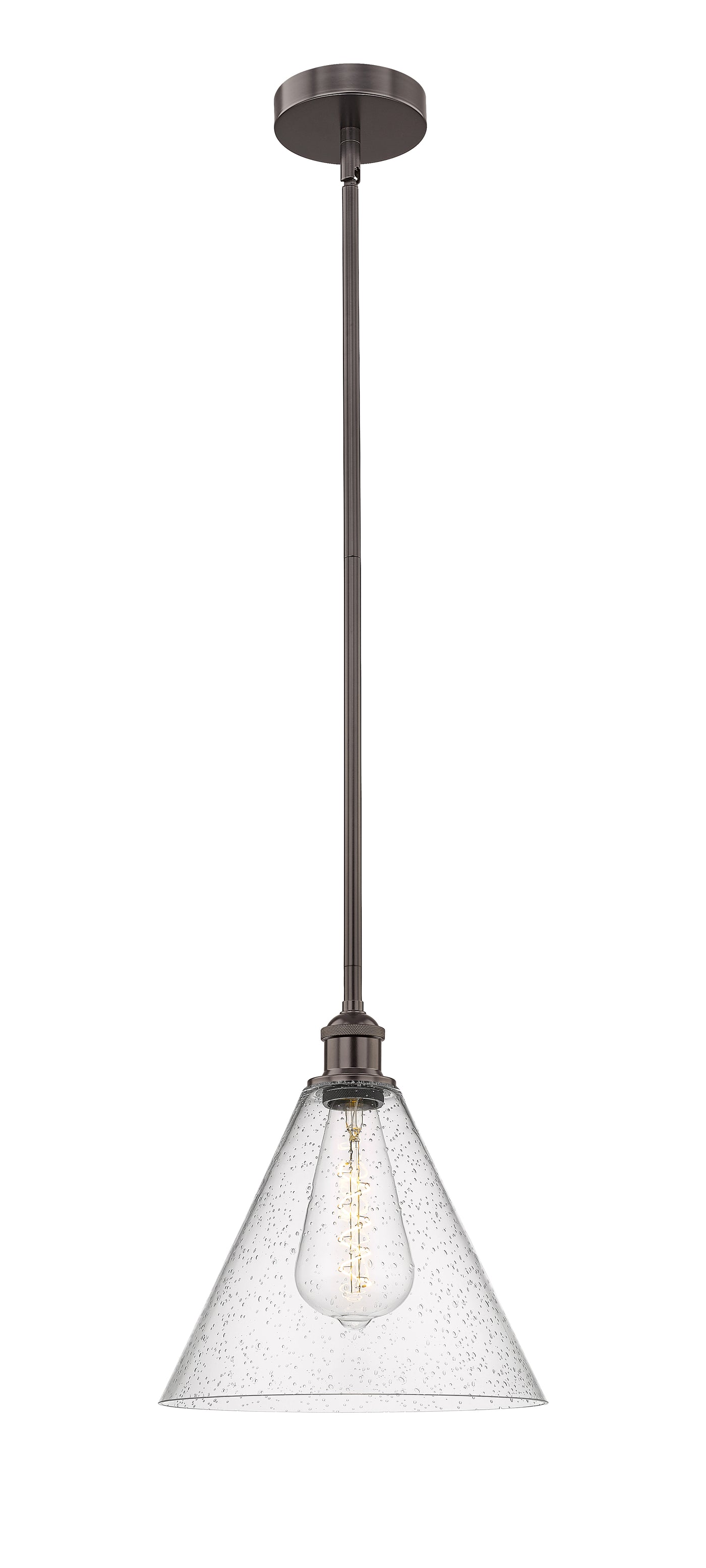 Edison Mini Pendant Antique Brass Glass
