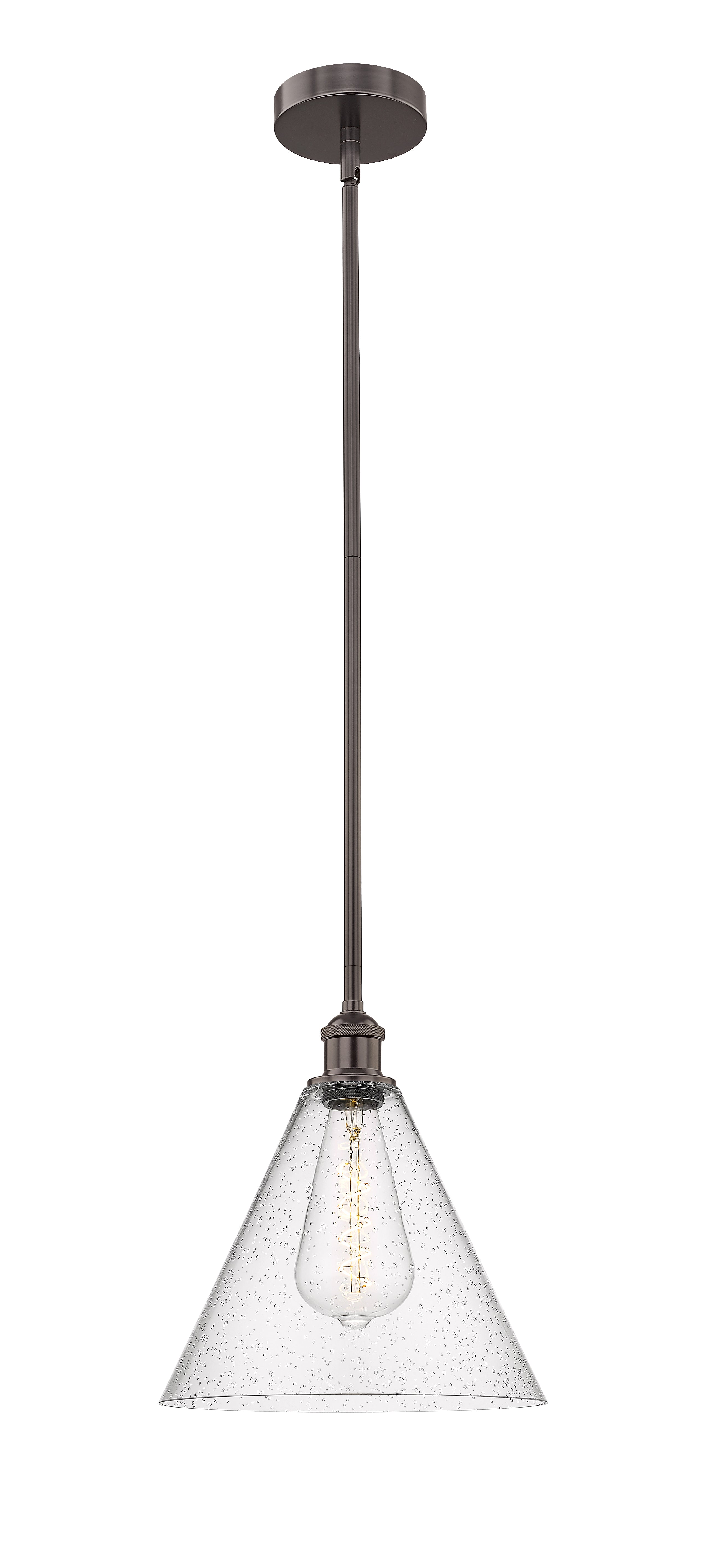 Edison Mini Pendant Antique Brass Glass