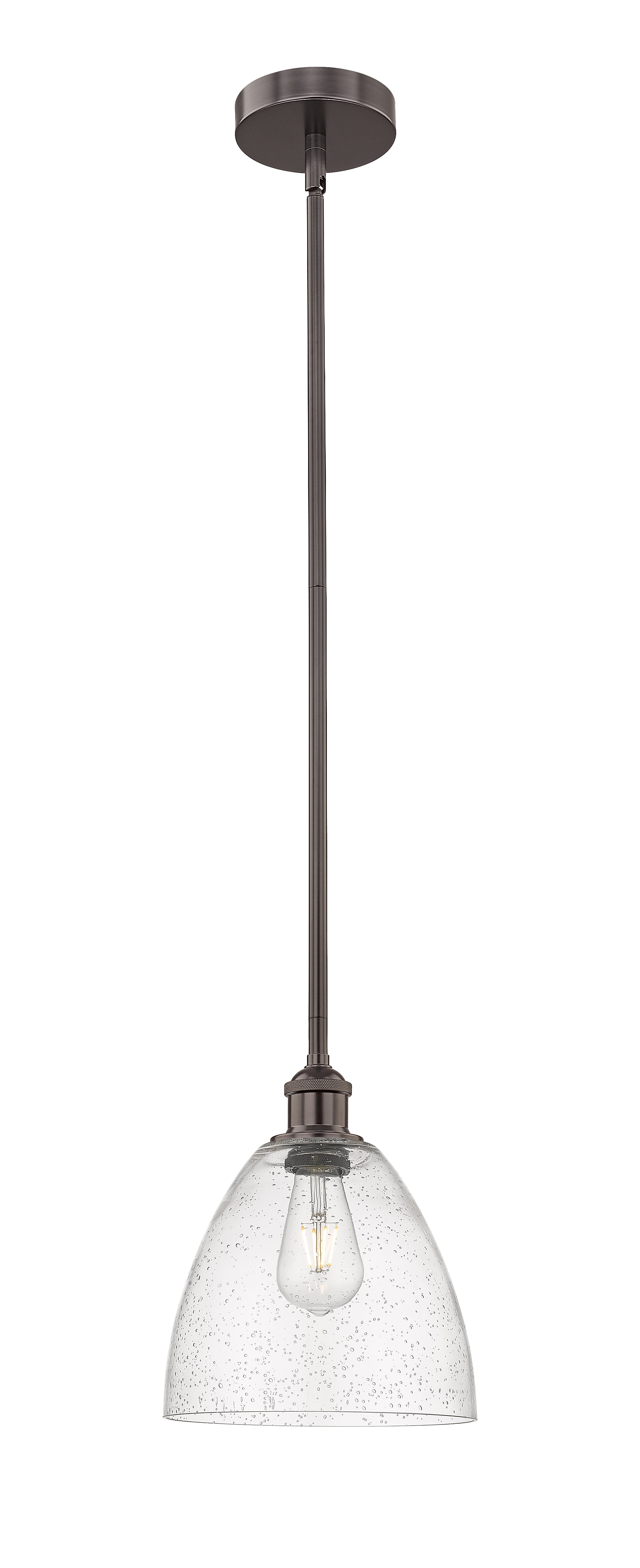 Edison Mini Pendant Antique Brass Cast
