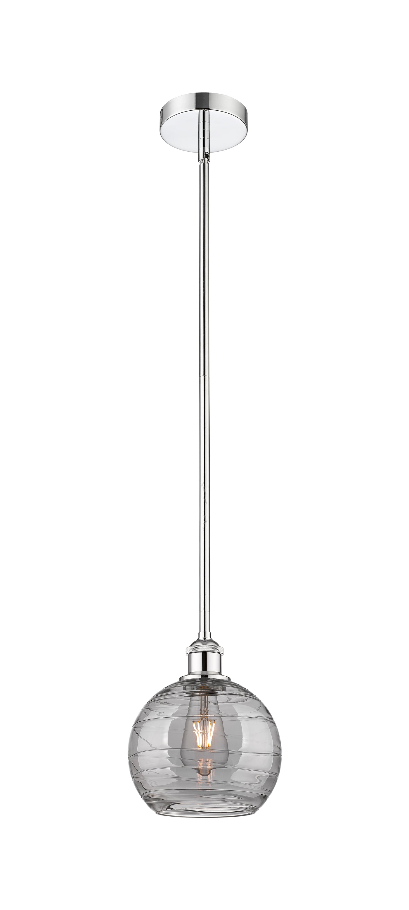 Edison Mini Pendant Antique Brass 8 Inch