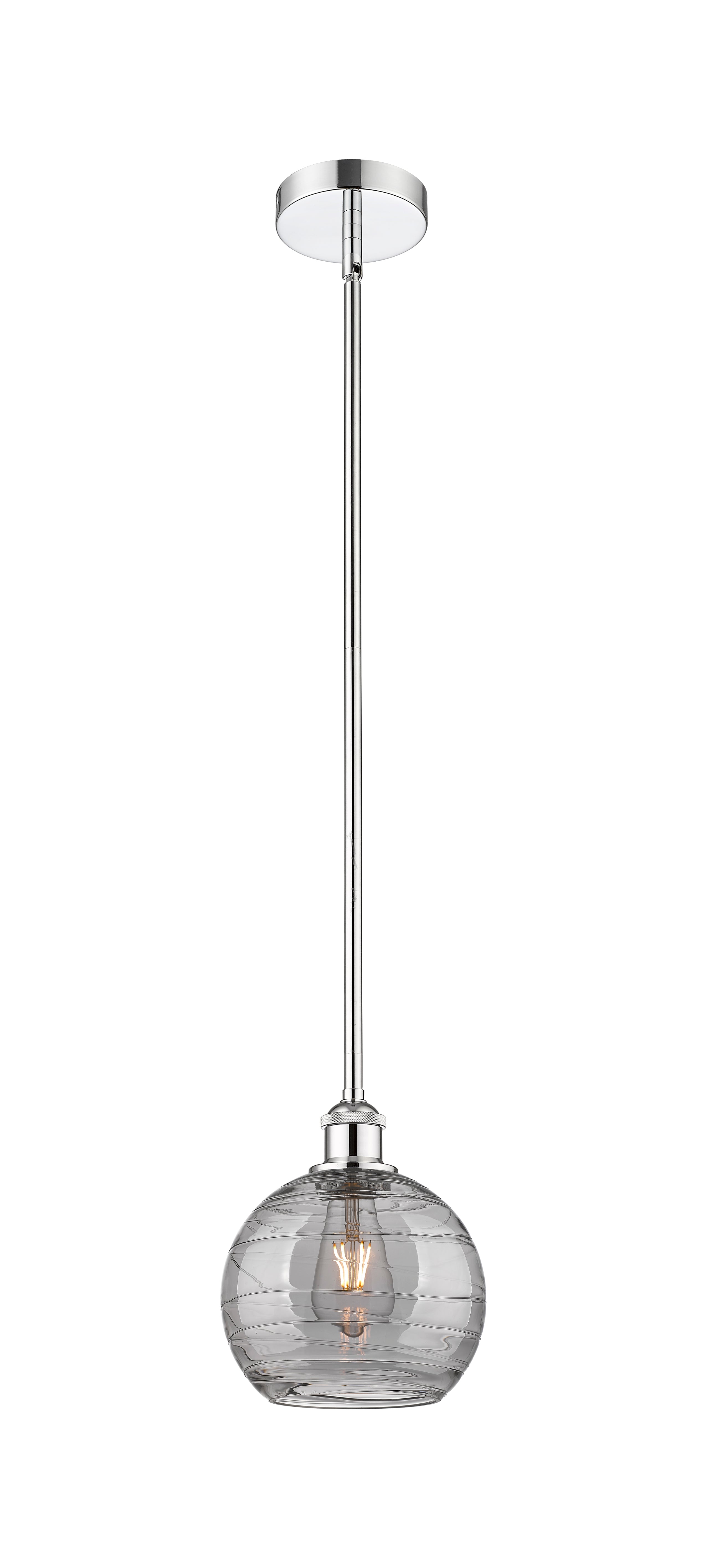 Edison Mini Pendant Antique Brass 8 Inch
