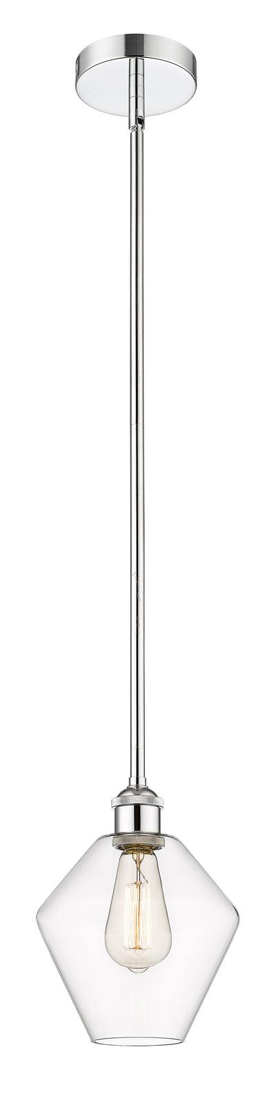 Edison Mini Pendant Antique Brass 8 Inch