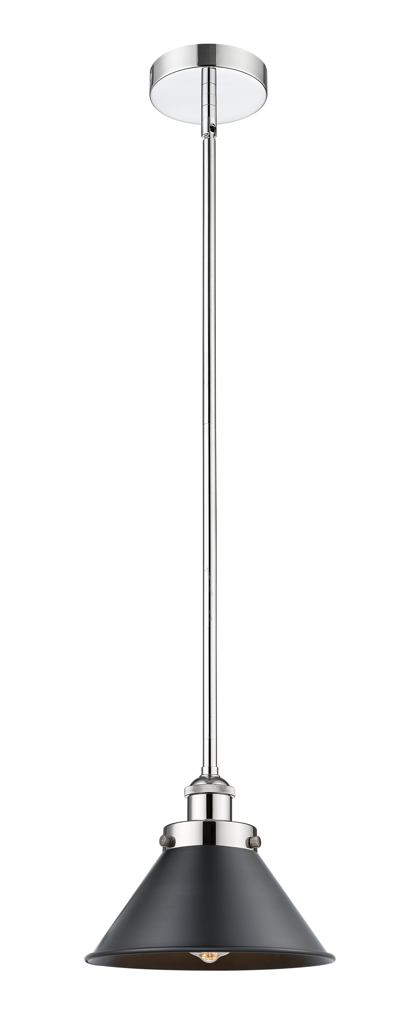 Edison Mini Pendant Cast Brass Black