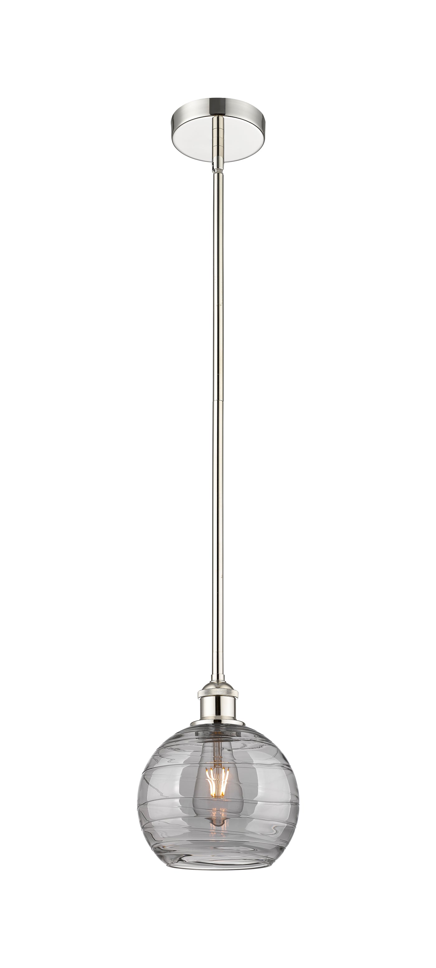 Edison Mini Pendant Antique Brass 8 Inch
